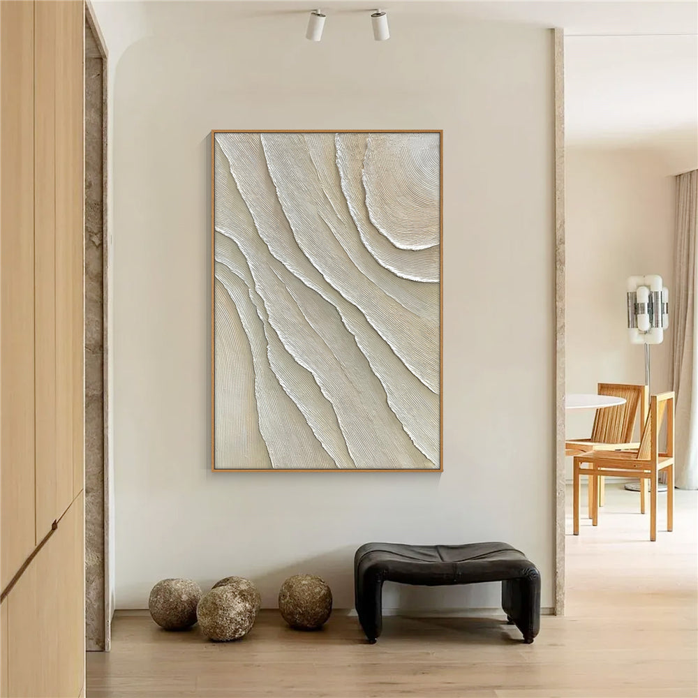 3D textured plaster wall art
