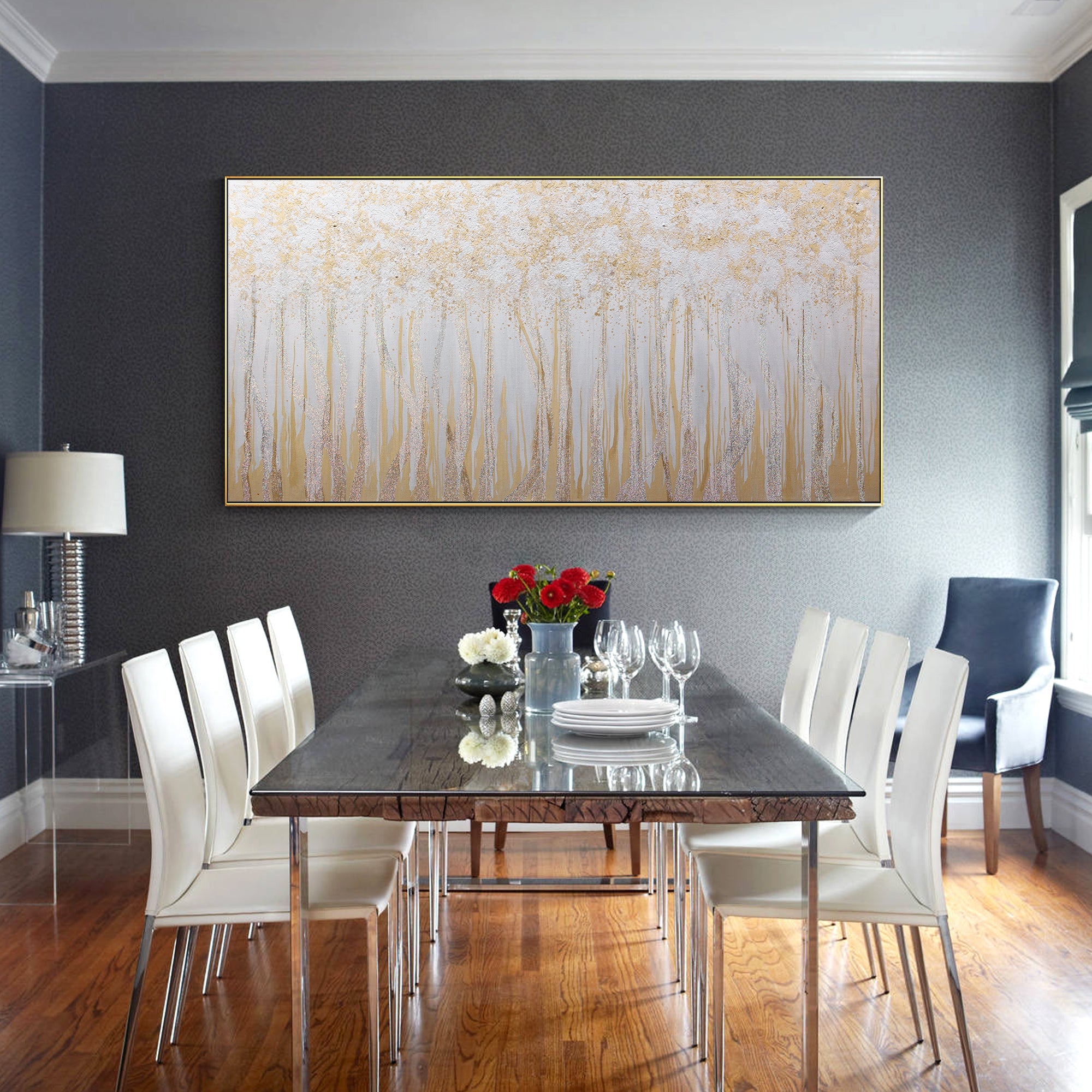 Goldglitzer-Wandkunst #YMA0135