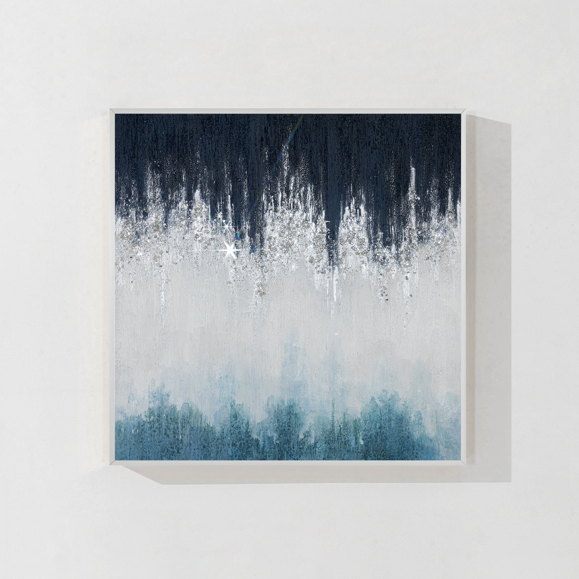 砕いたガラスアート #YMA0437