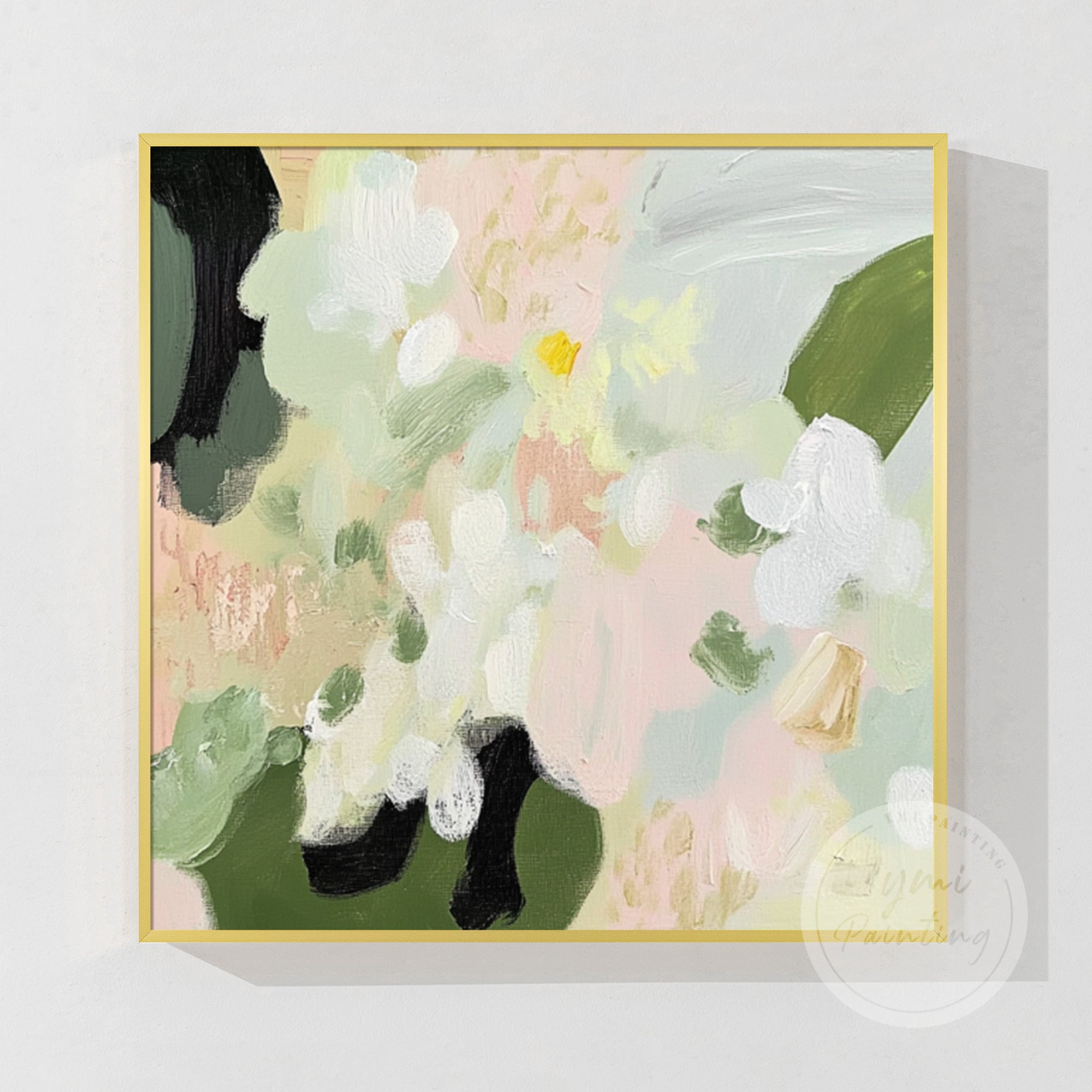 Green Abstract Art #CA0688