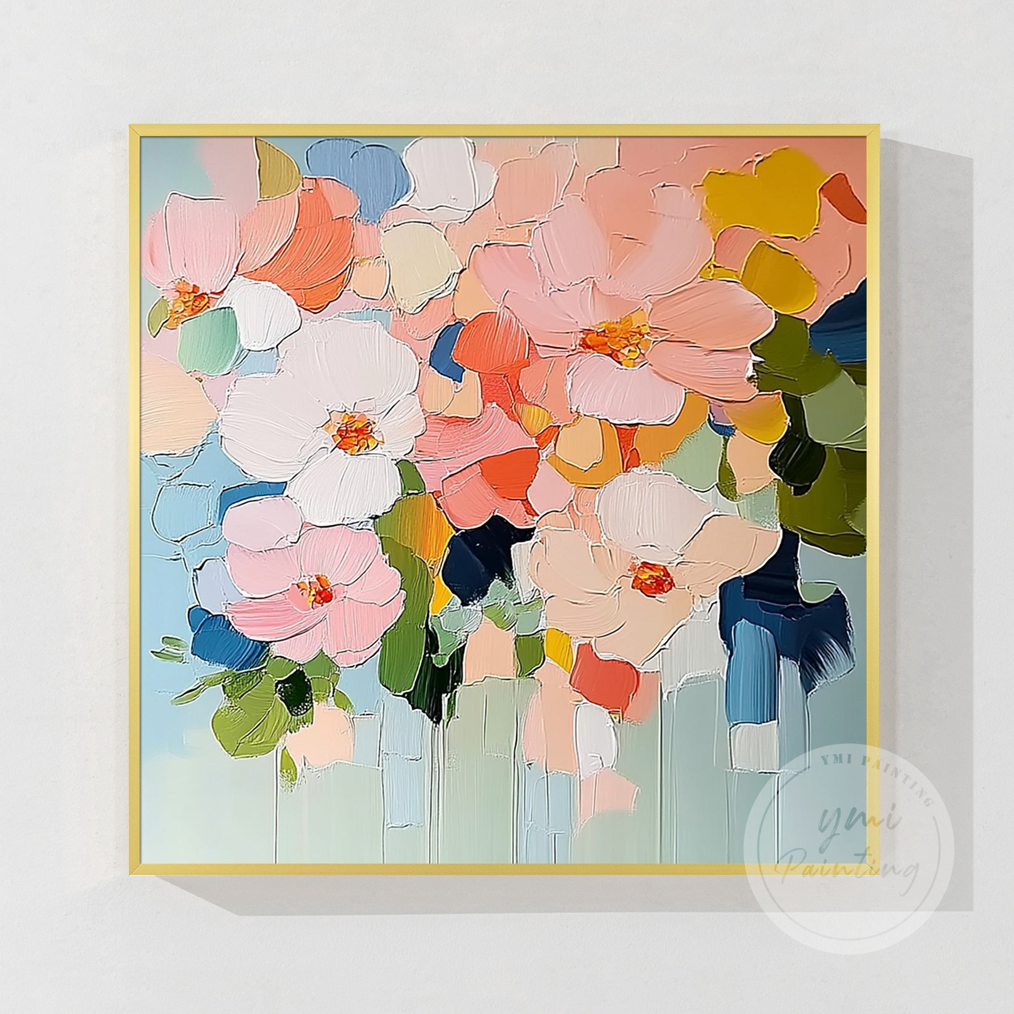 Abstrakte beige Landschaft Wandkunst