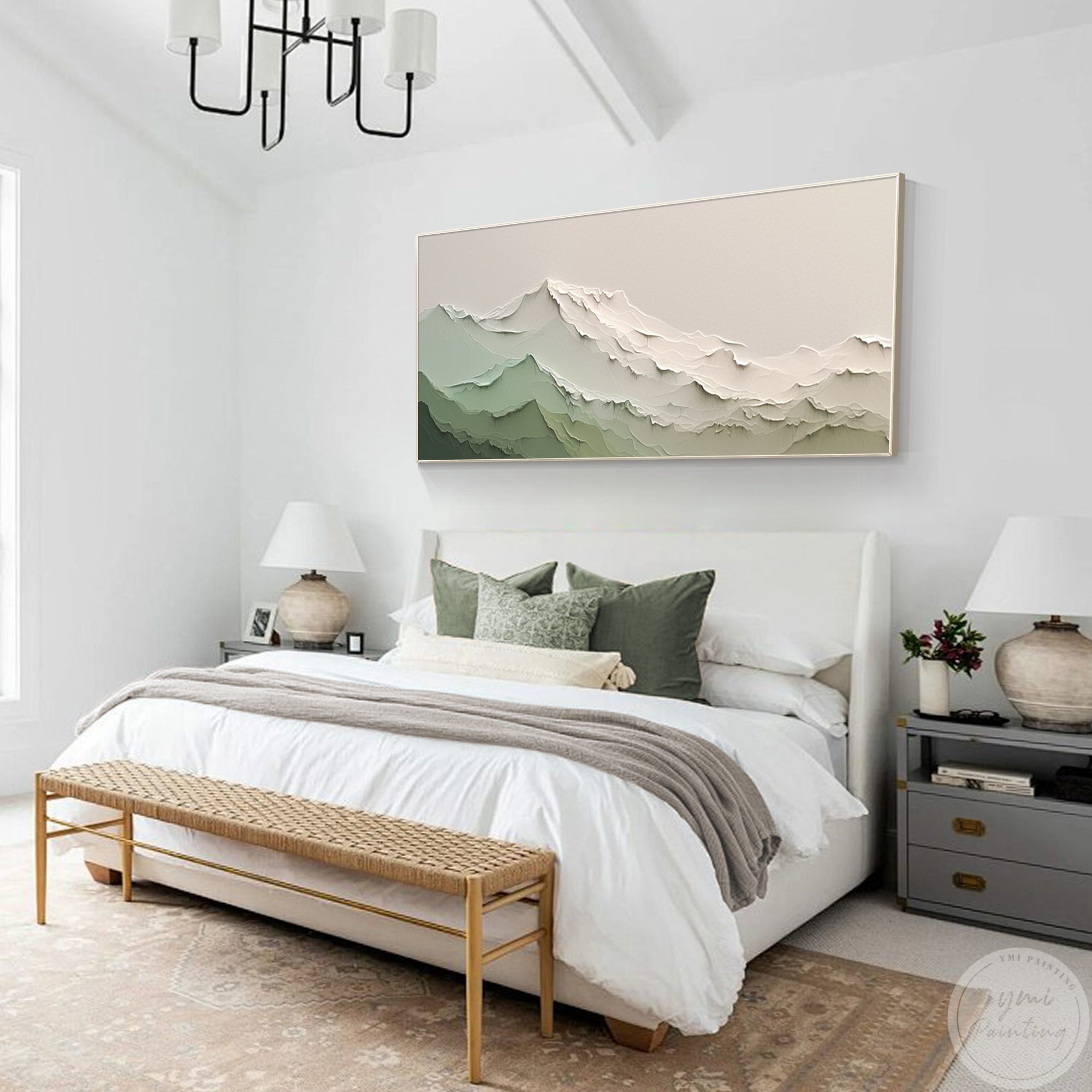 arte de paisaje beige