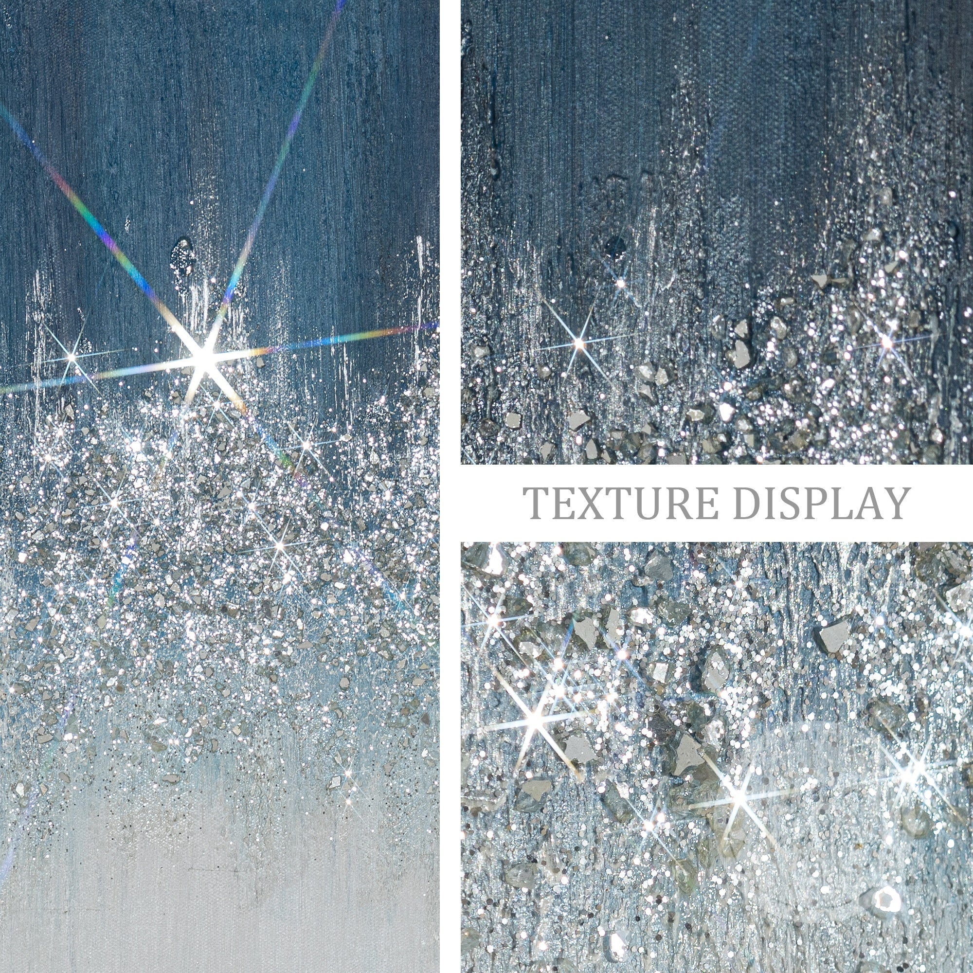 砕いたガラスアート #YMA0490