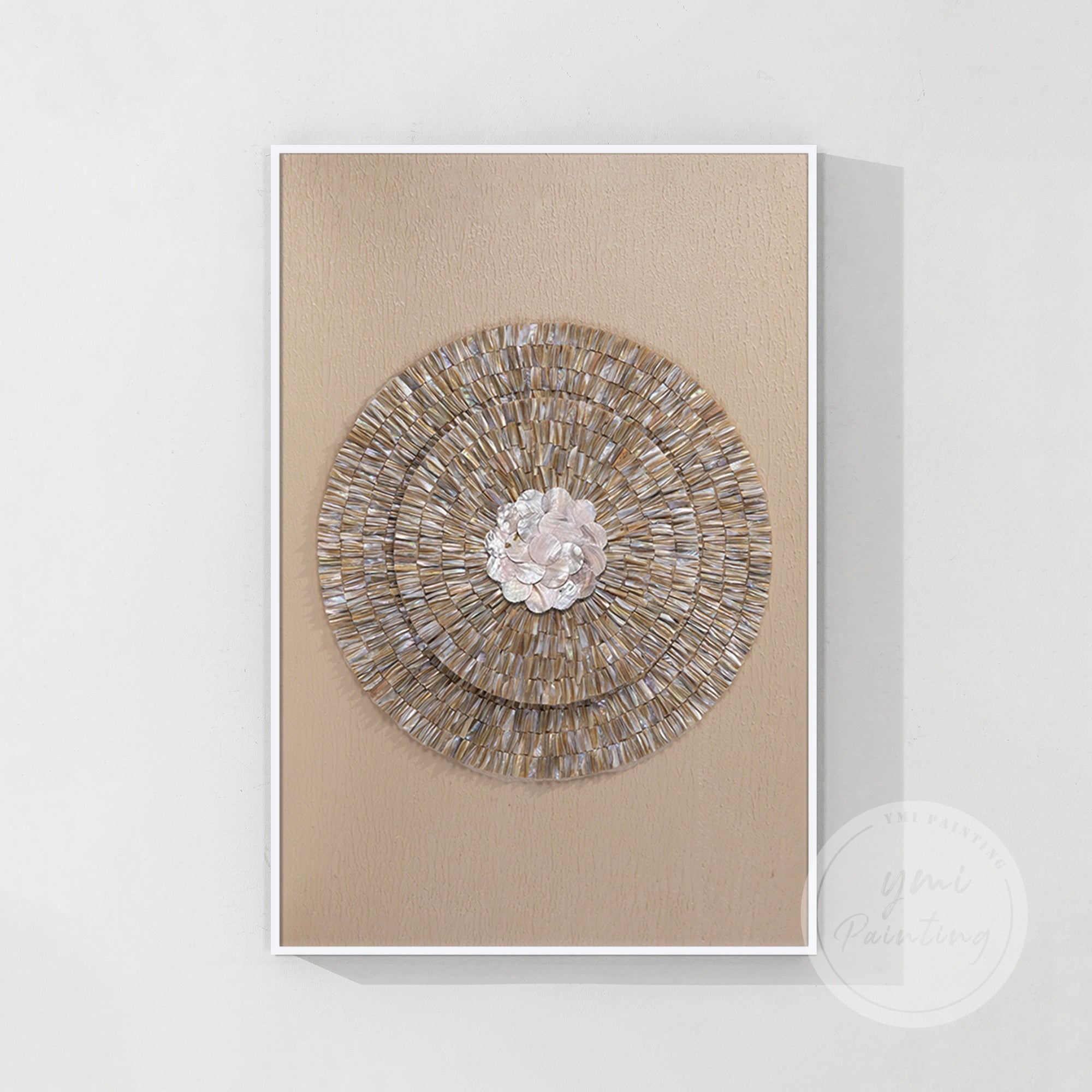 arte de paisaje beige