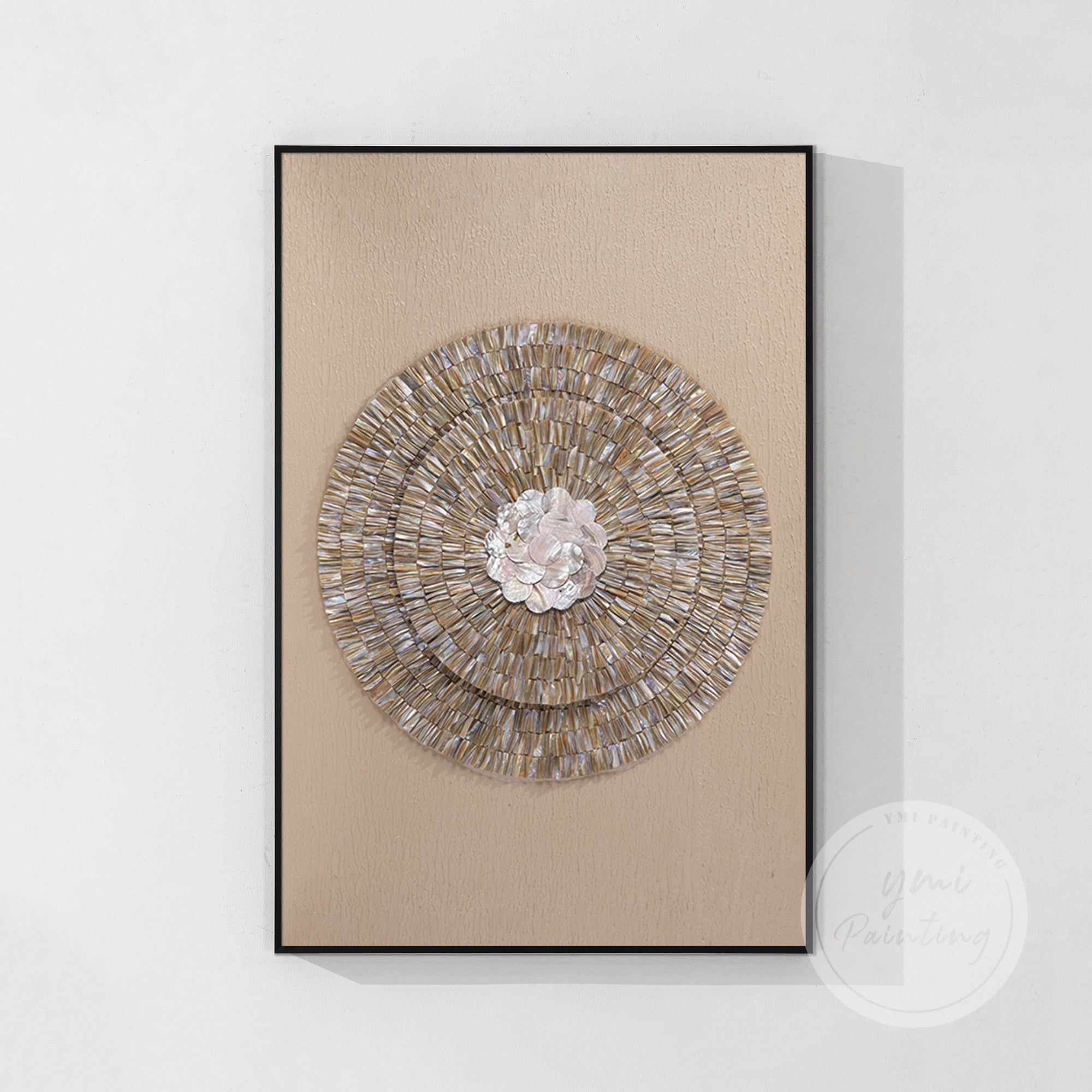 arte de paisaje beige