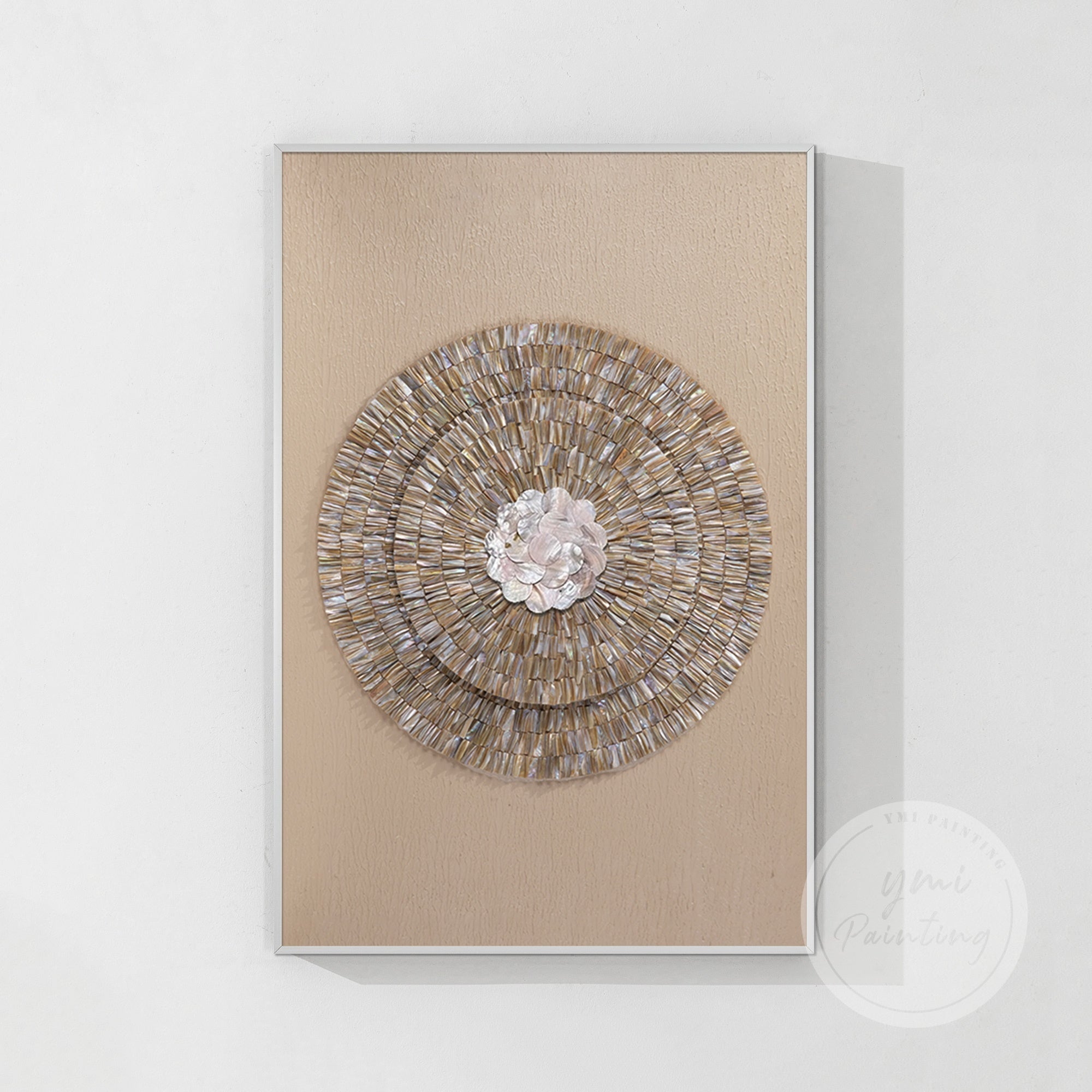 arte de paisaje beige