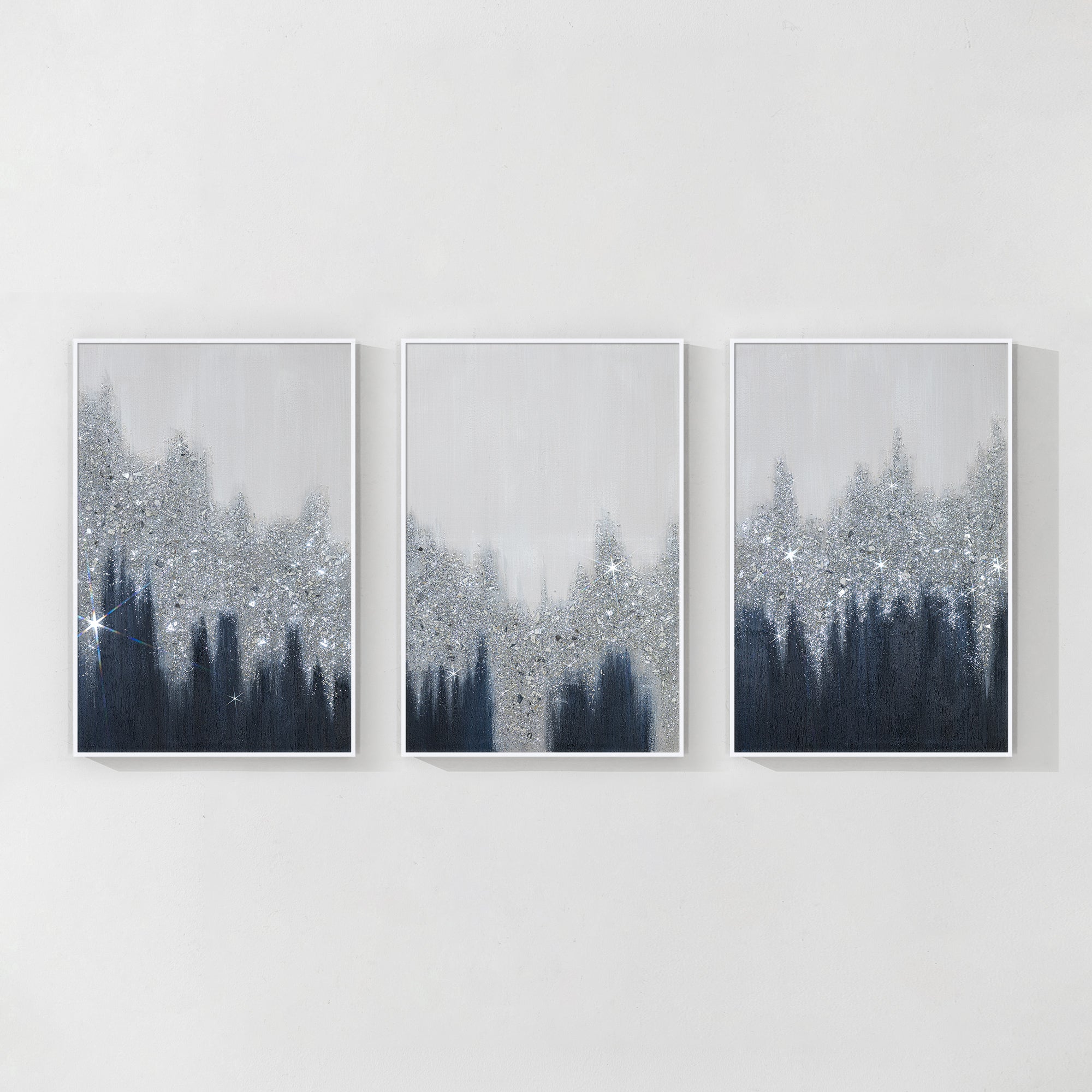 Set of 3 Glitter Wall Art #YMA0485