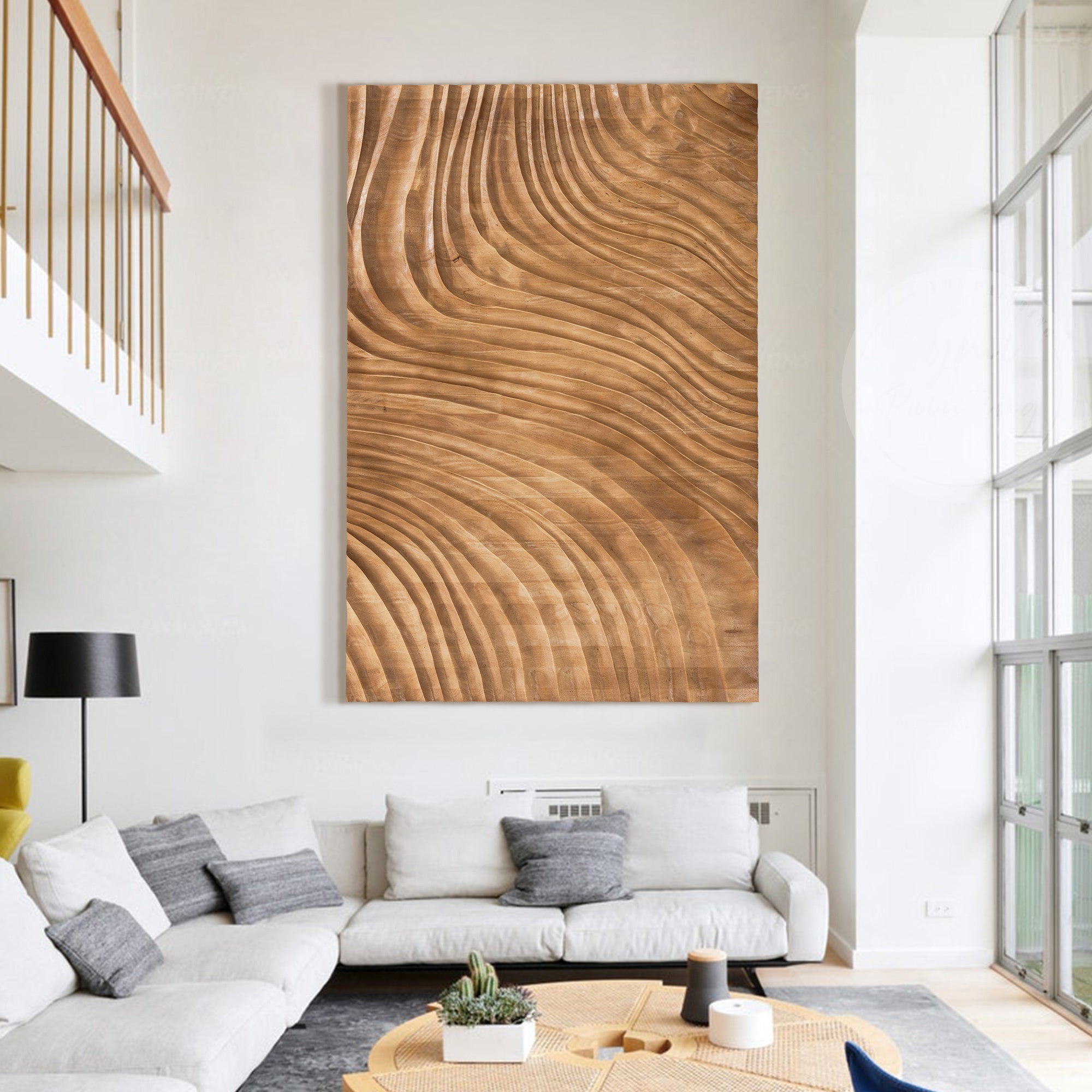 Earth Tone Wood Art #FW006