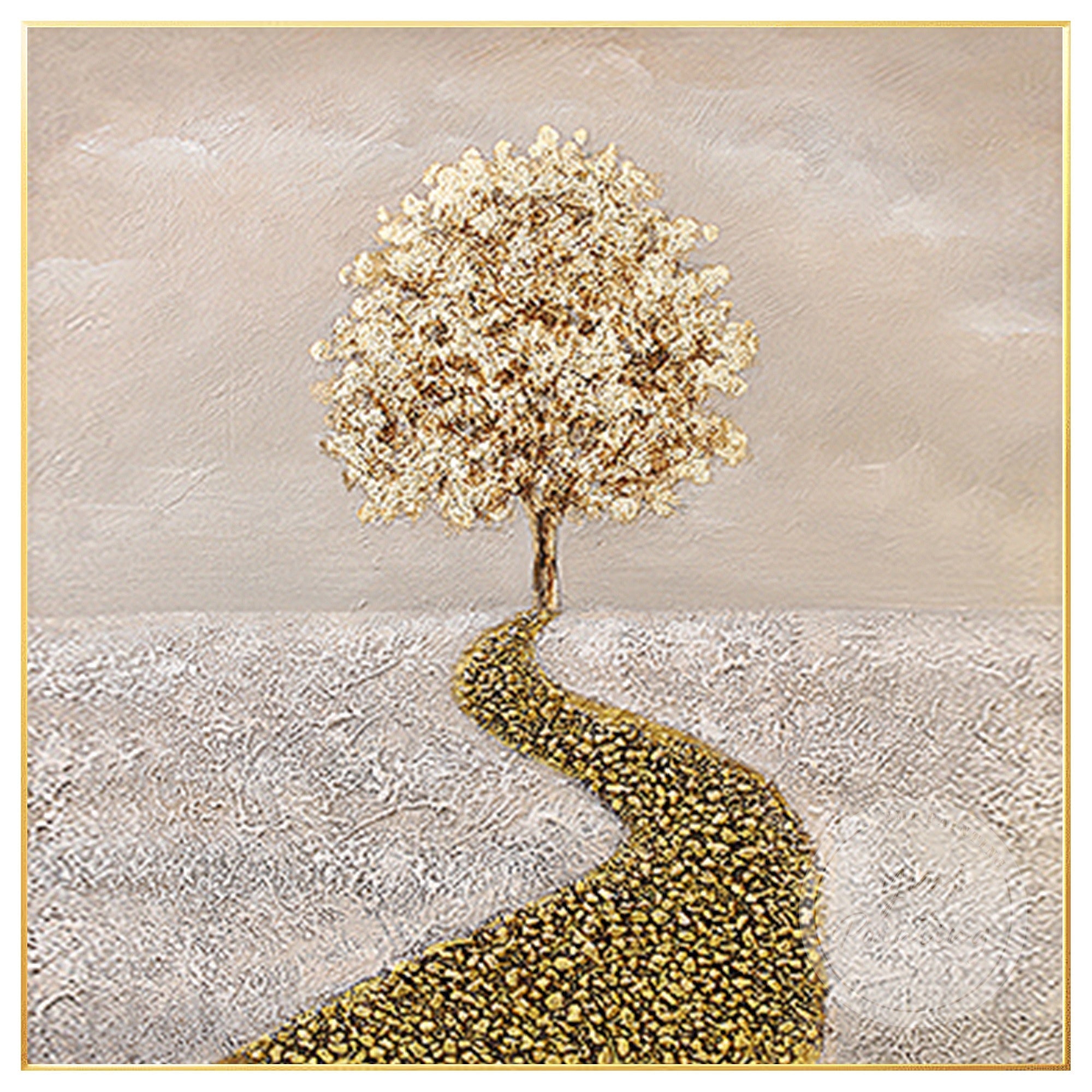 لوحة فنية على جدار الشجرة #CA0458