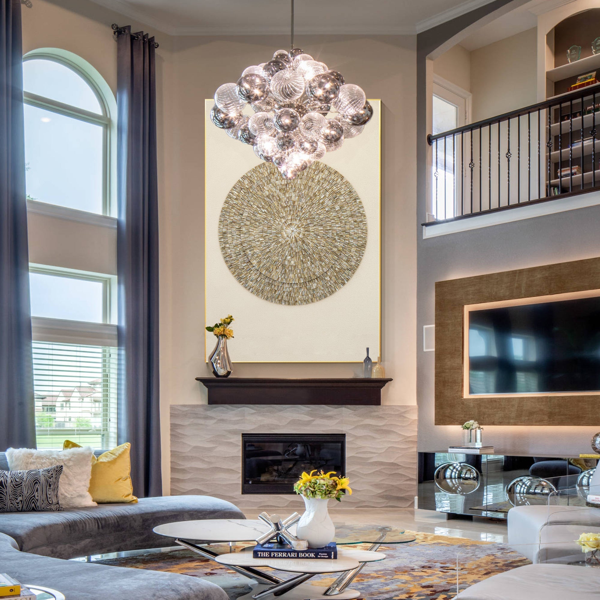 Decoración de concha de ostra en 3D - YM03