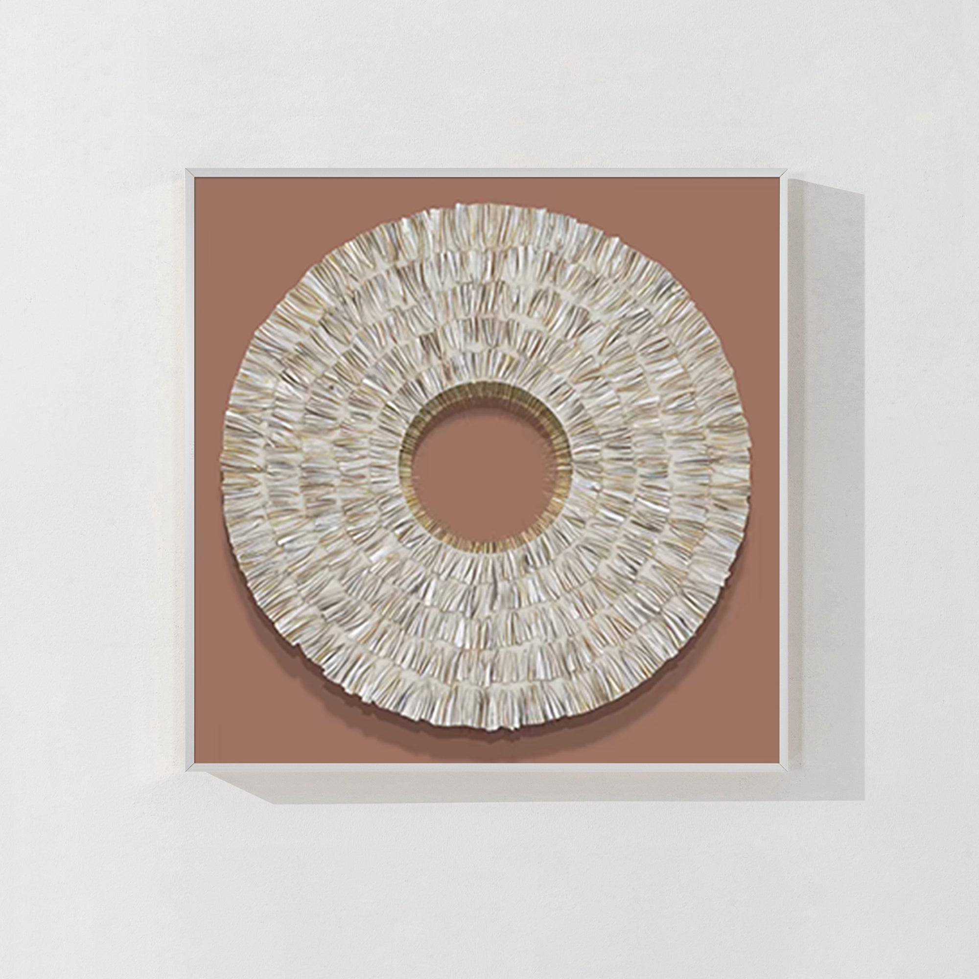 Decoración de concha de ostra en 3D - YM06
