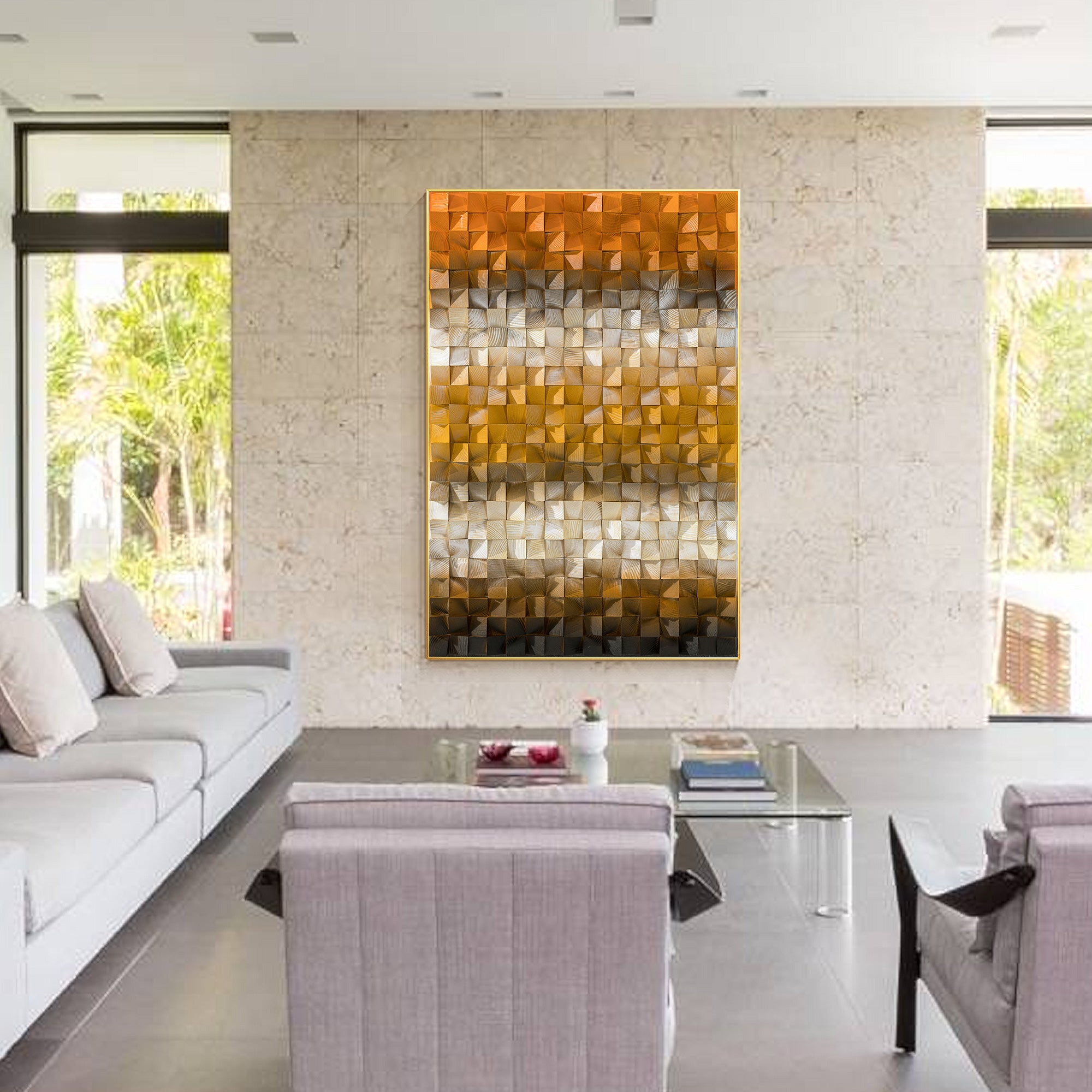 Gradient Wood Art #FW004