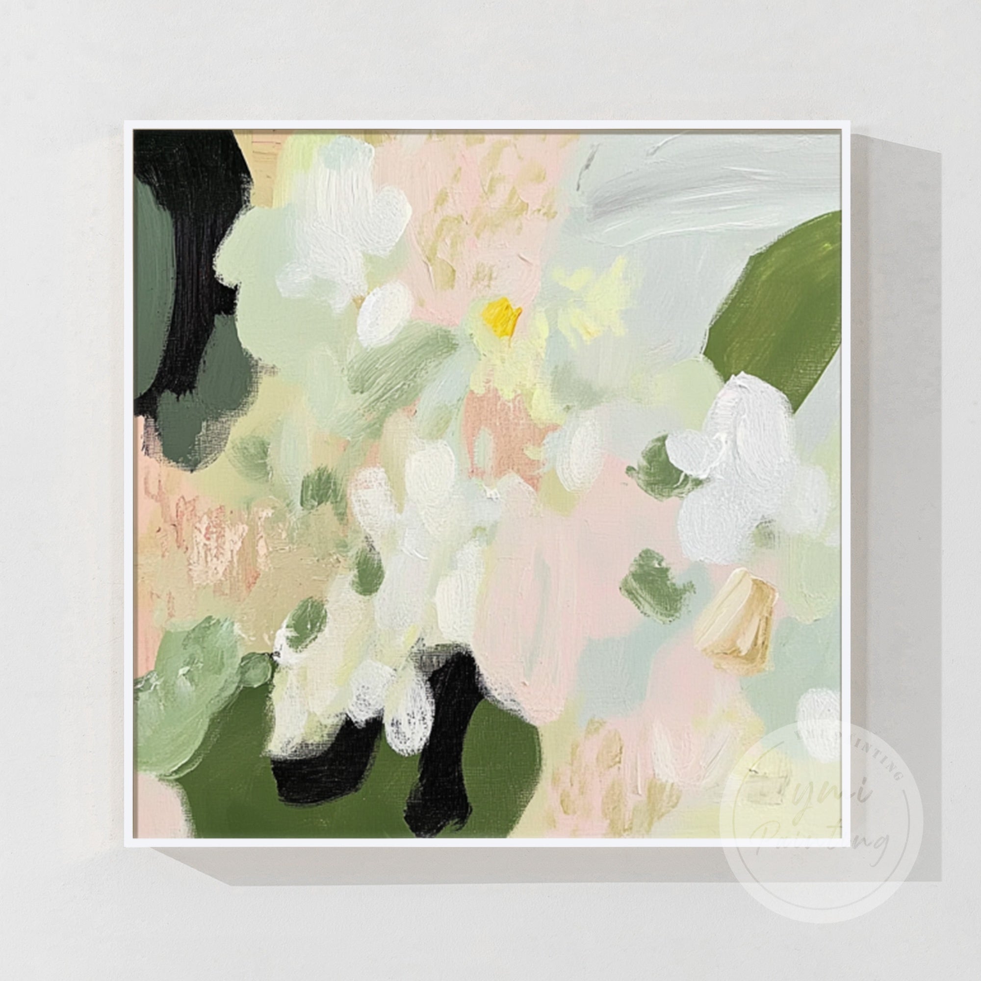 Green Abstract Art #CA0688