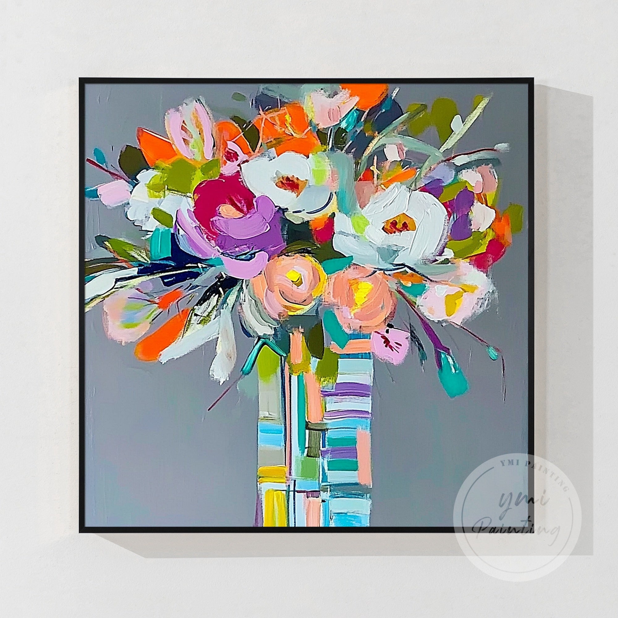 Abstrakte beige Landschaft Wandkunst