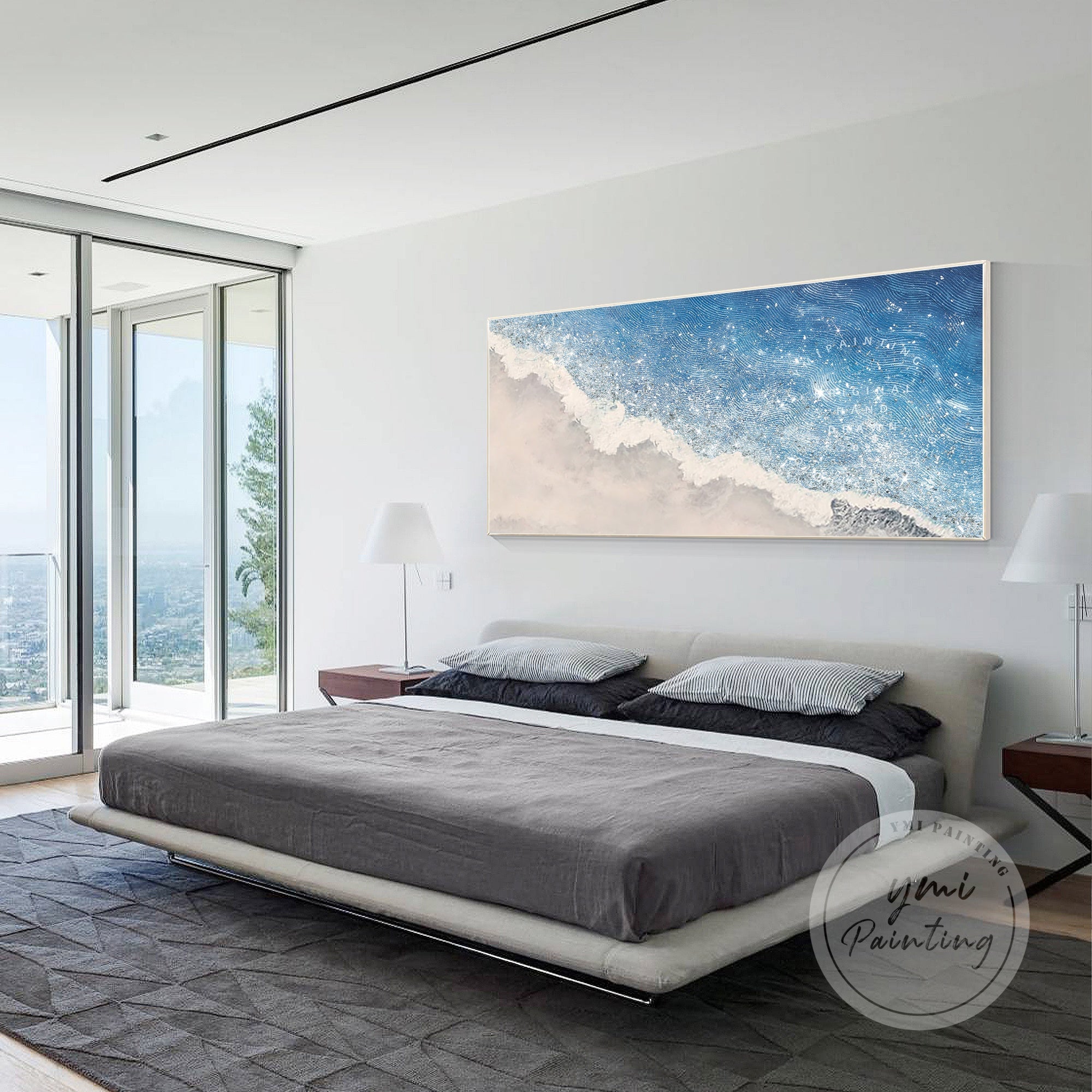 Seascape Glitter Art #YMS017