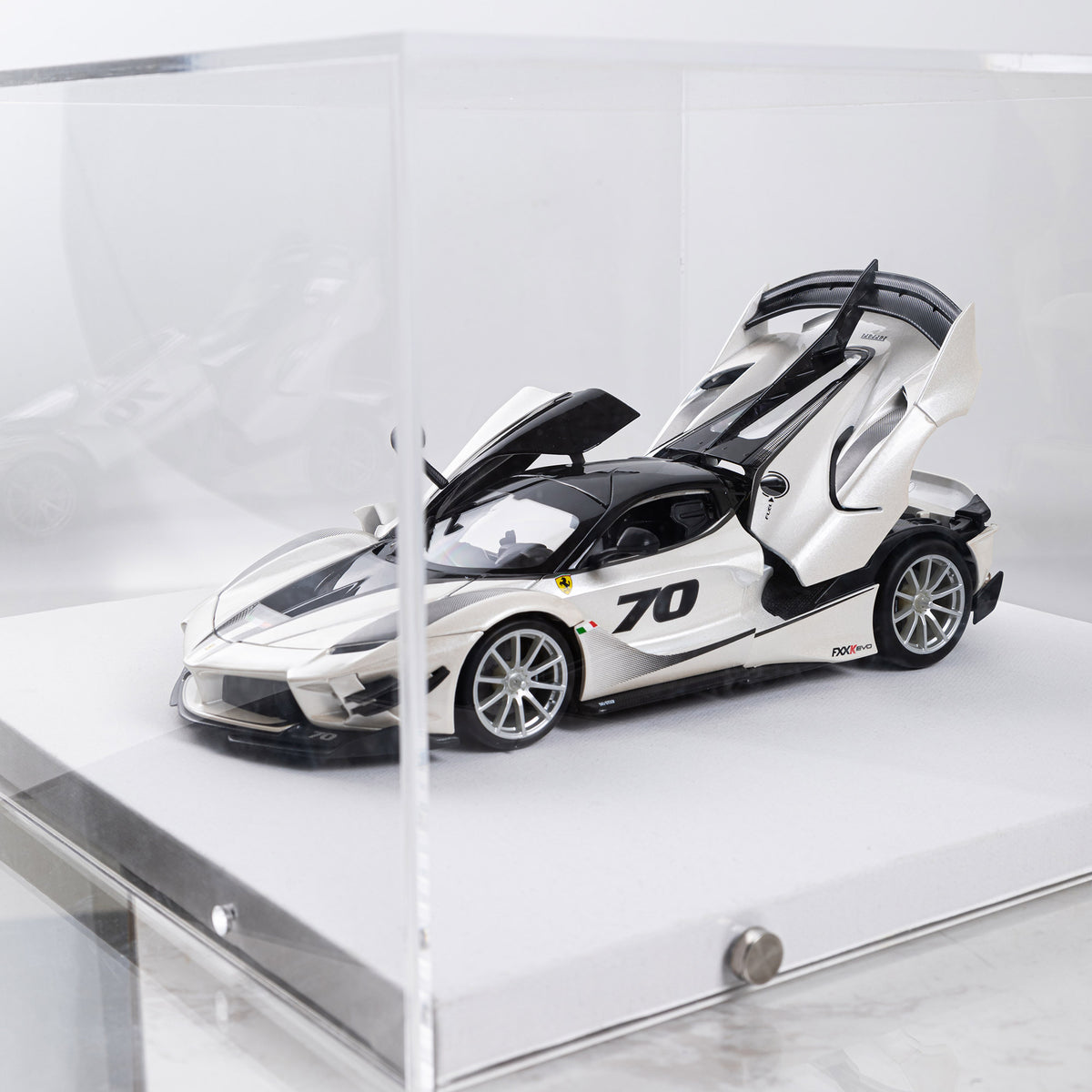 Custom deep acrylic display case for model cars