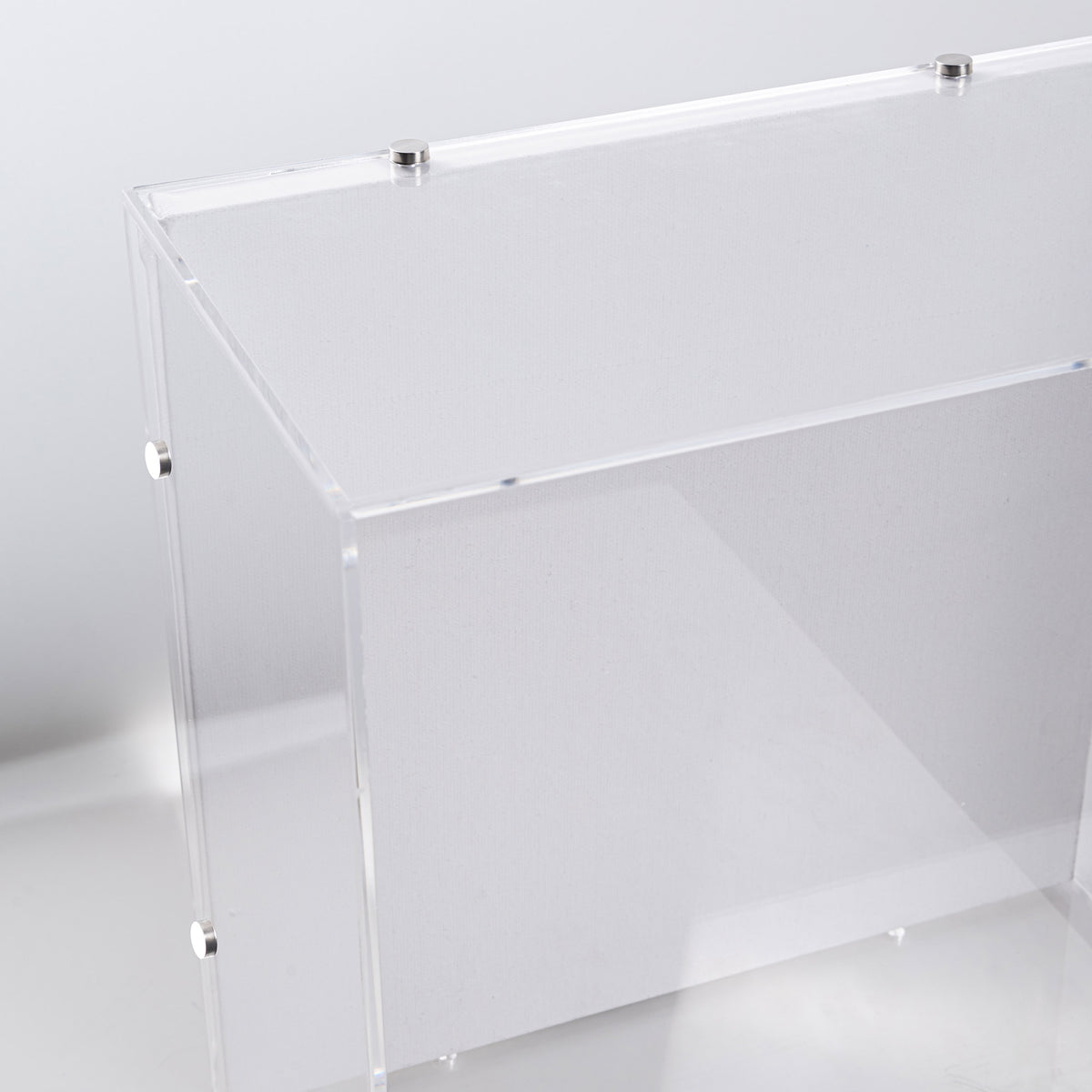 Custom 8-inch deep shadow box case for collectible displays