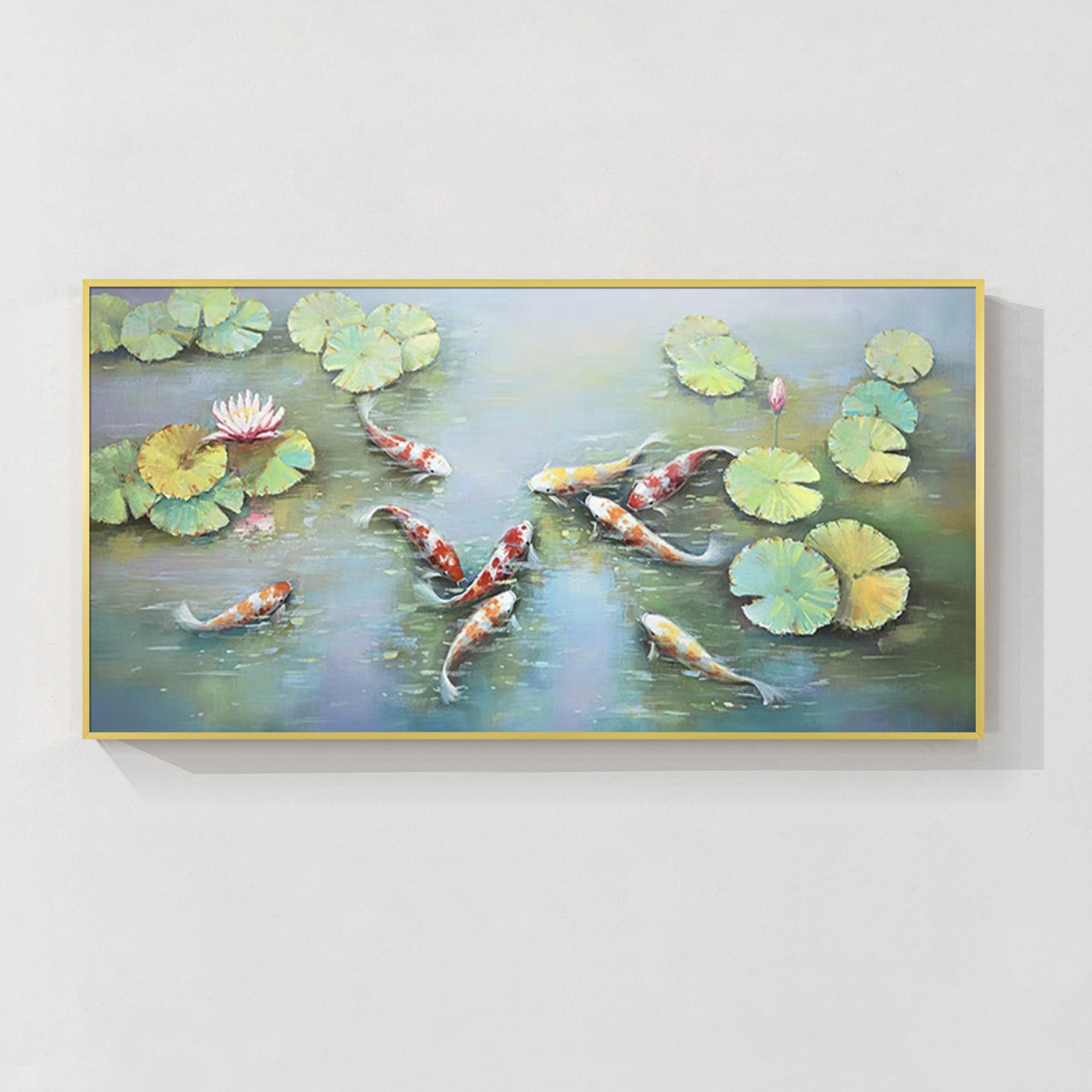 Abstrakte beige Landschaft Wandkunst