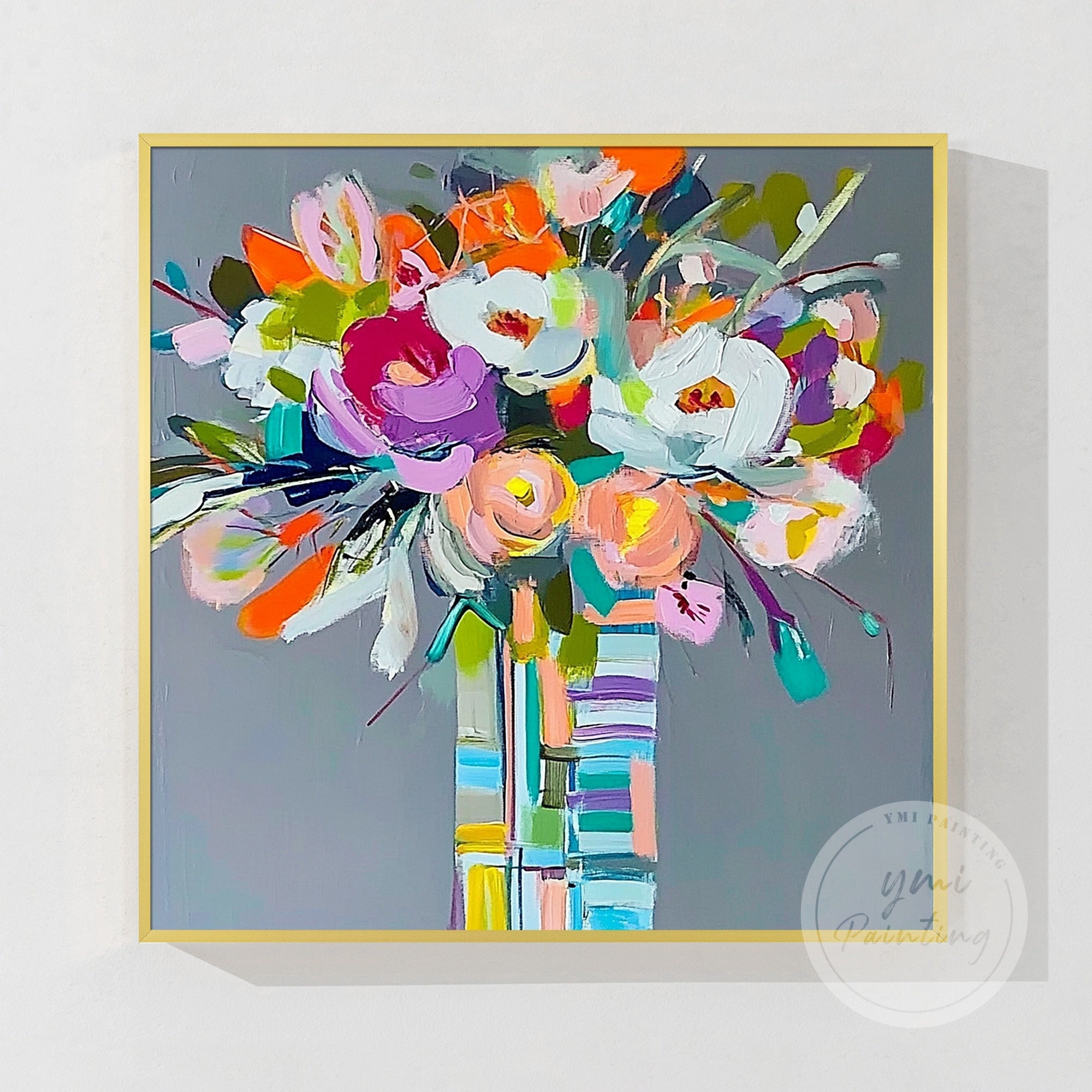 Abstrakte beige Landschaft Wandkunst