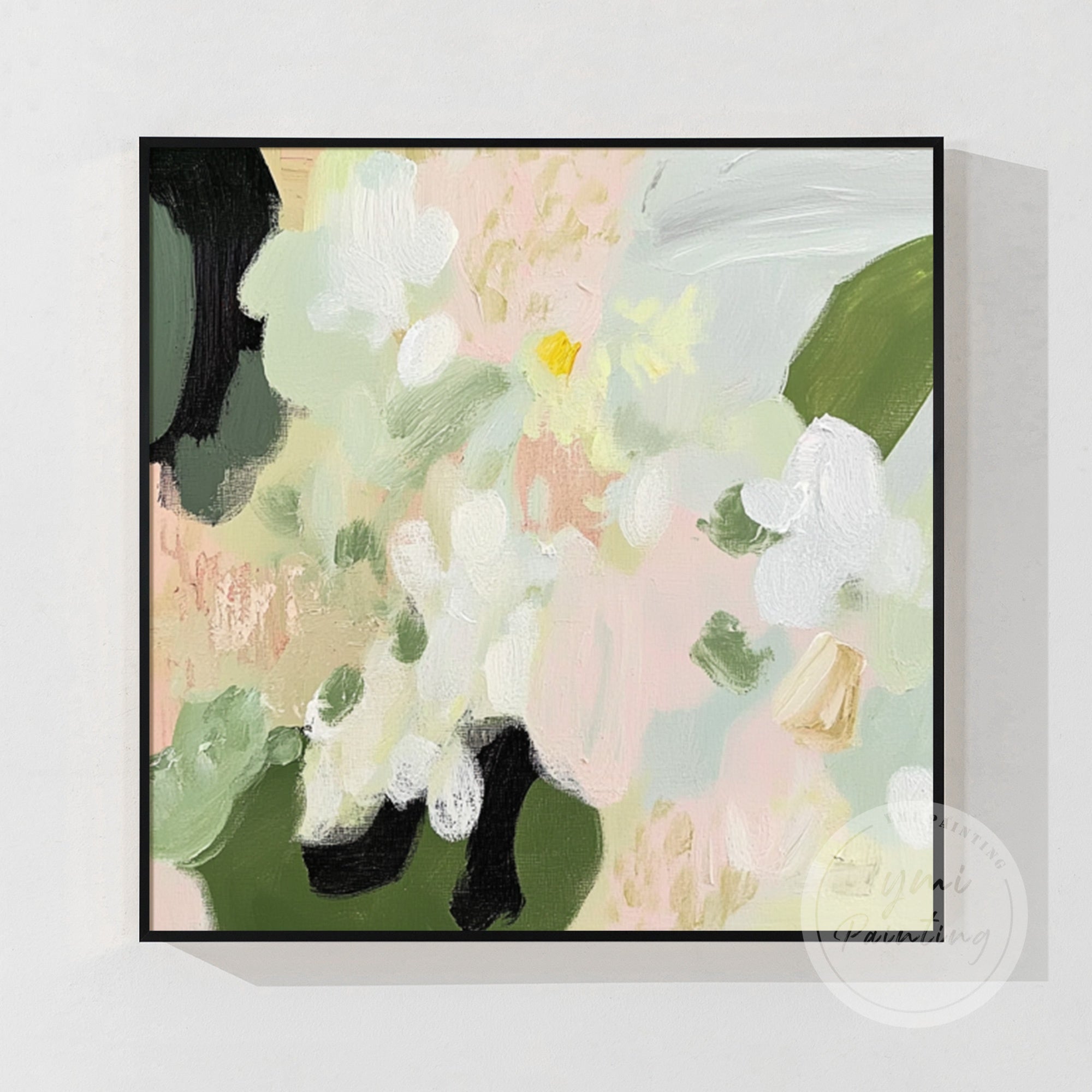 Green Abstract Art #CA0688
