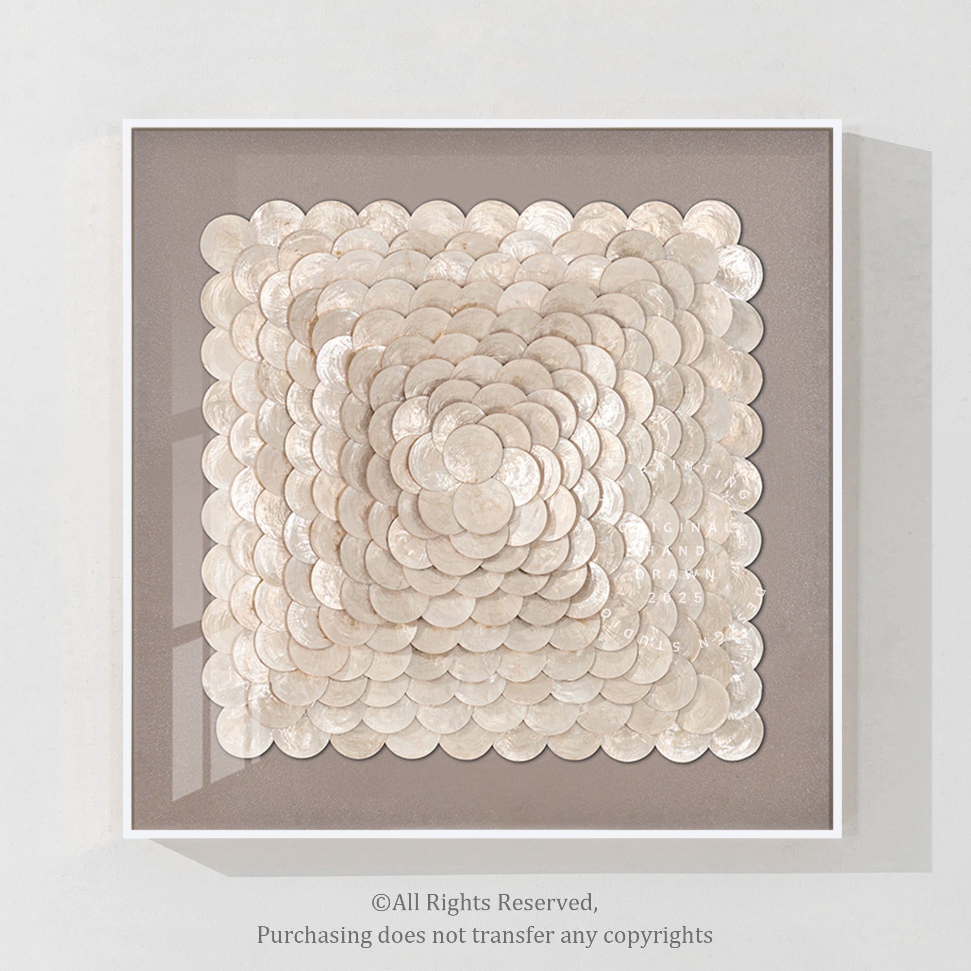 arte de paisaje beige