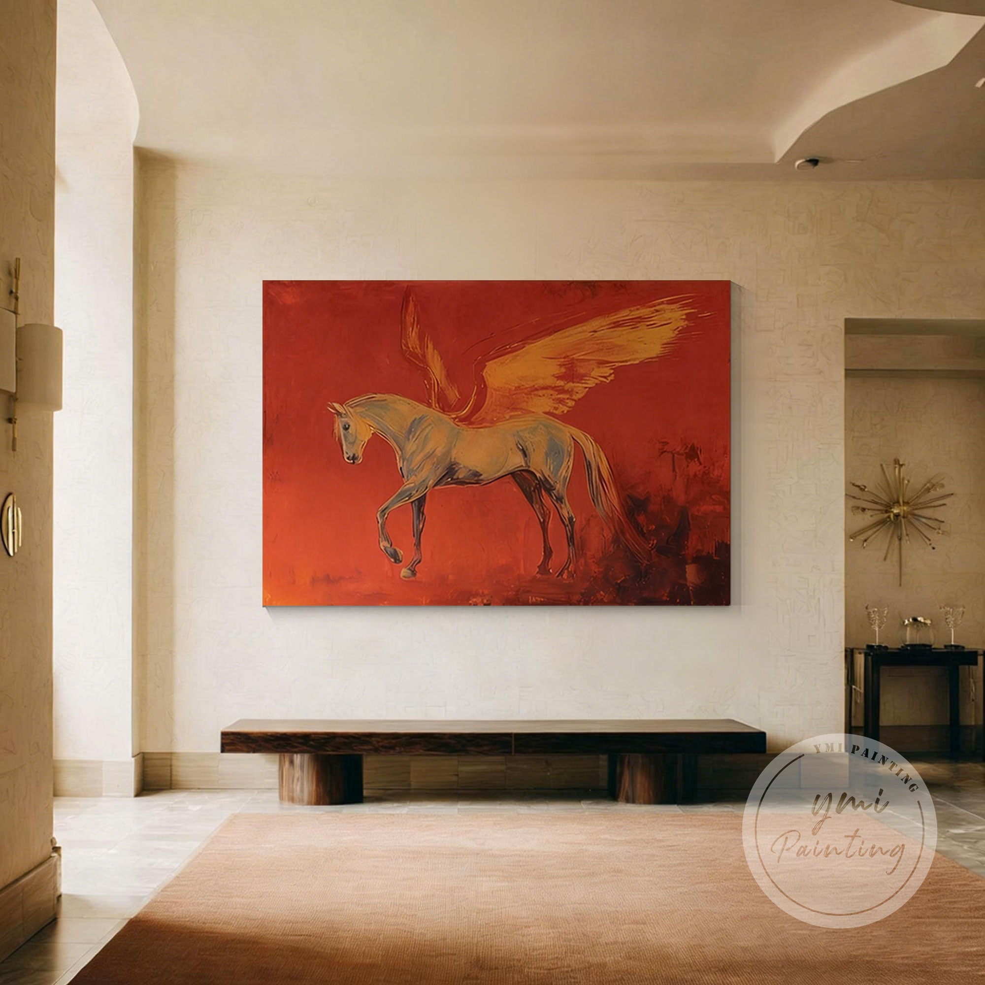 Modern fantasy Pegasus painting