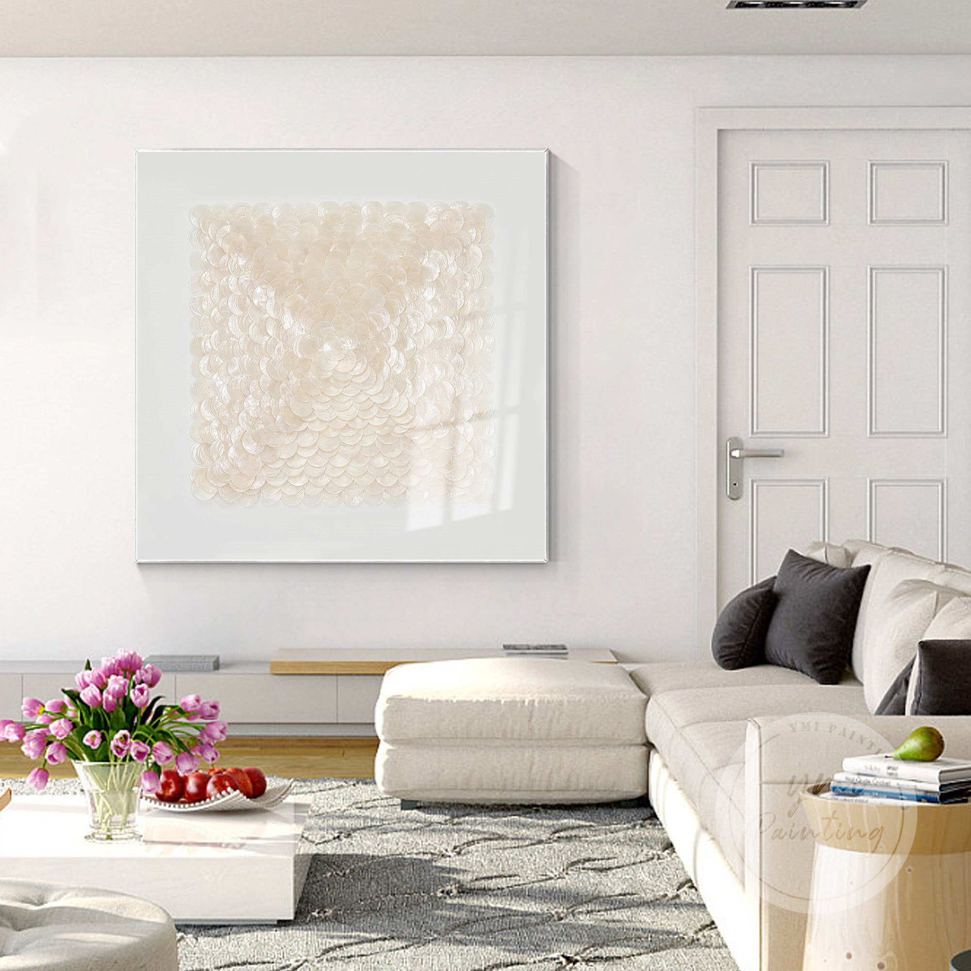 Unique 3D Shell Wall Art showcasing rich textures and natural shine, perfect for ocean lovers.