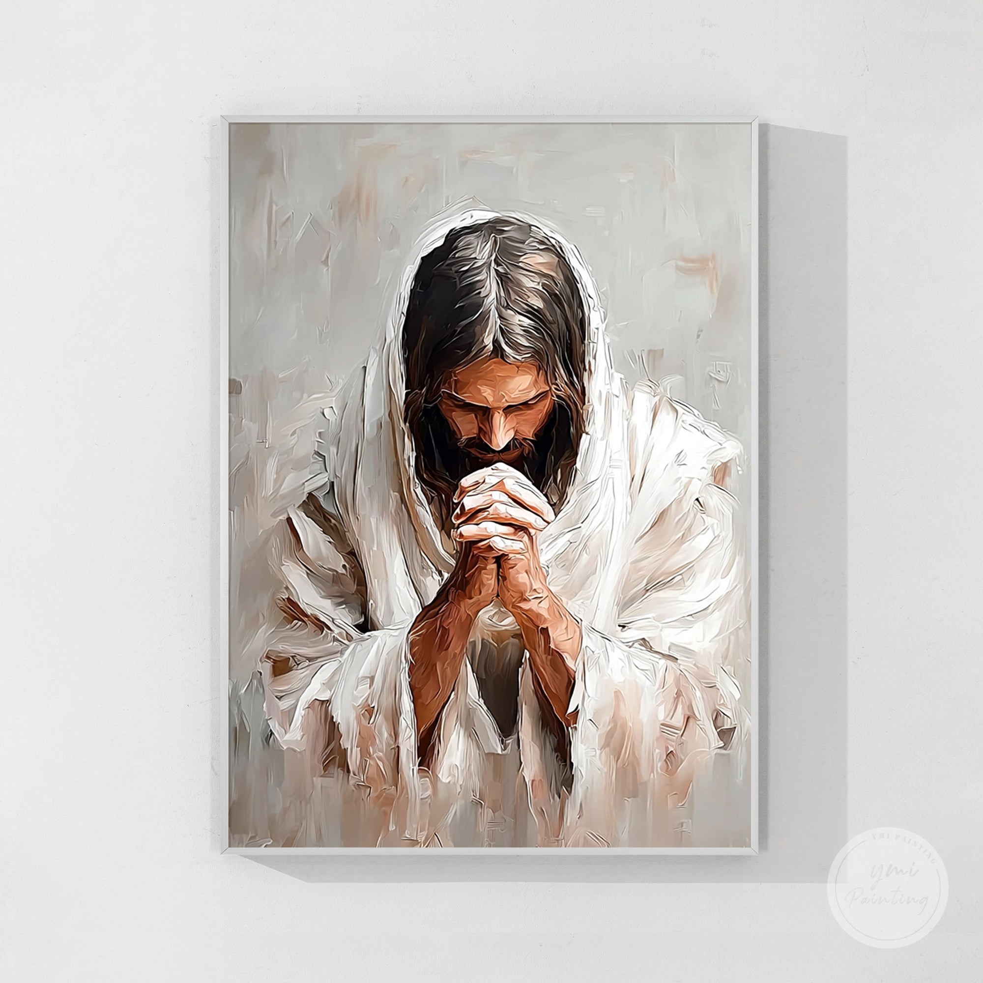 arte espiritual de Jesus decoração para casa