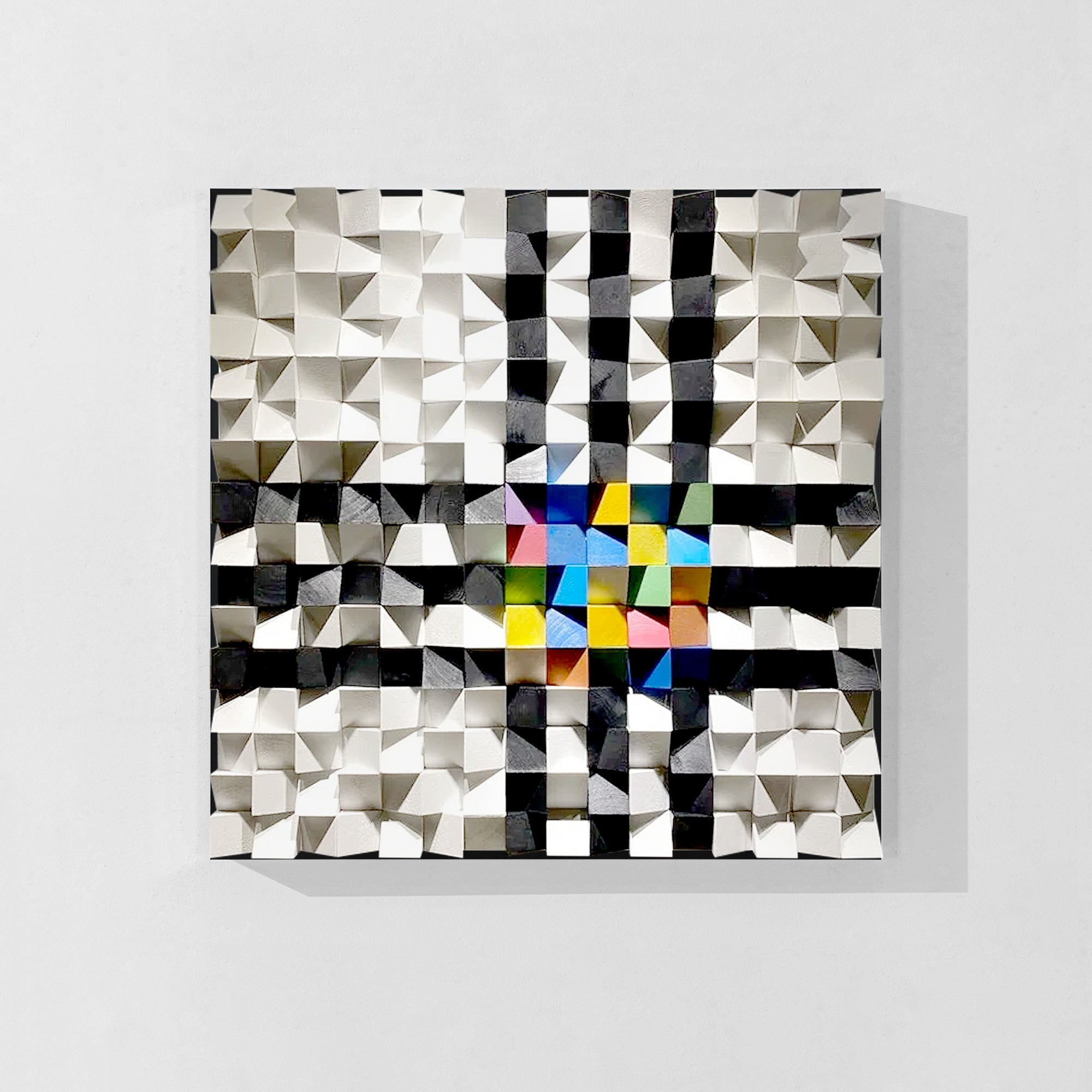 Geometric Wood Wall Art #FW011