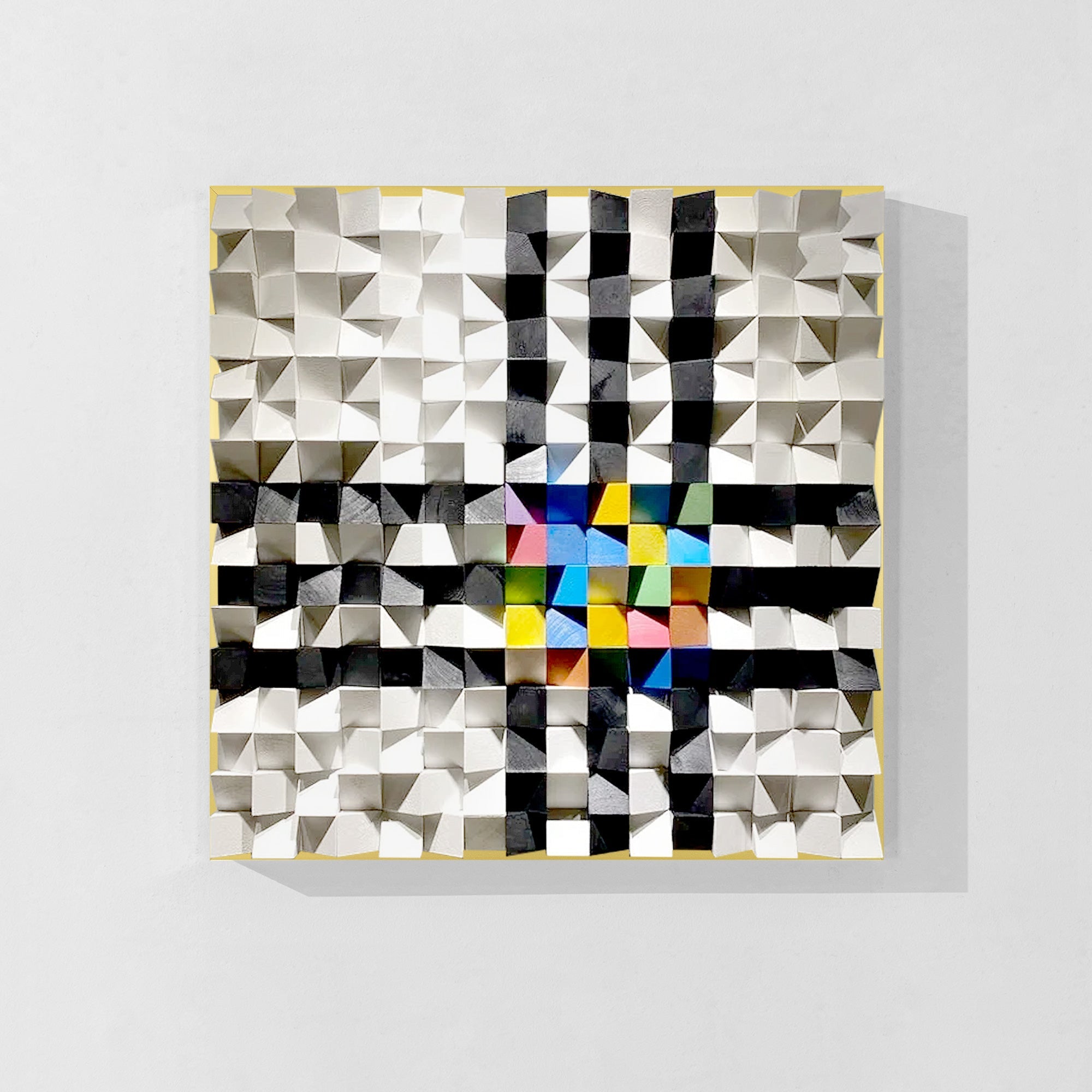 Geometric Wood Wall Art #FW011