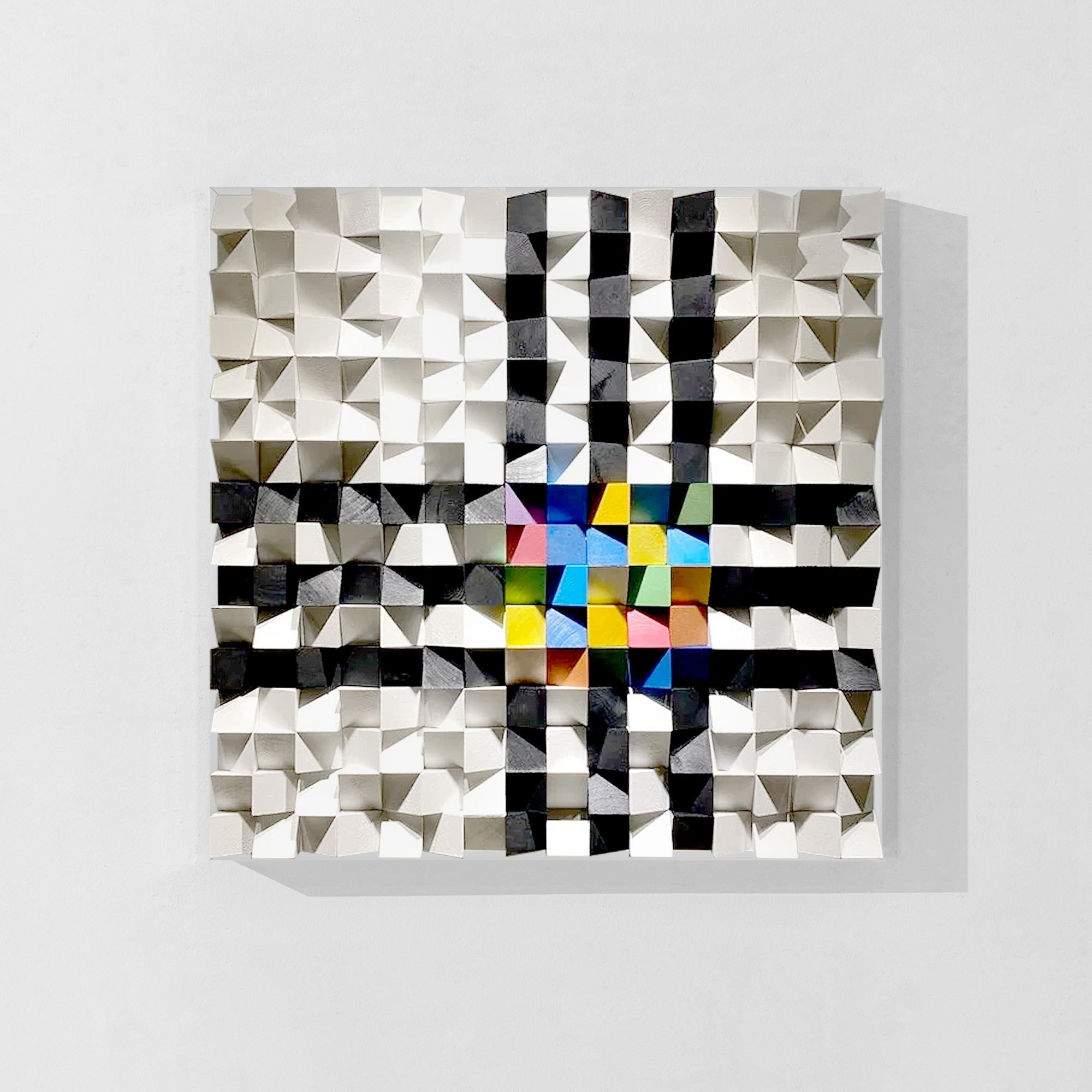 Geometric Wood Wall Art #FW011