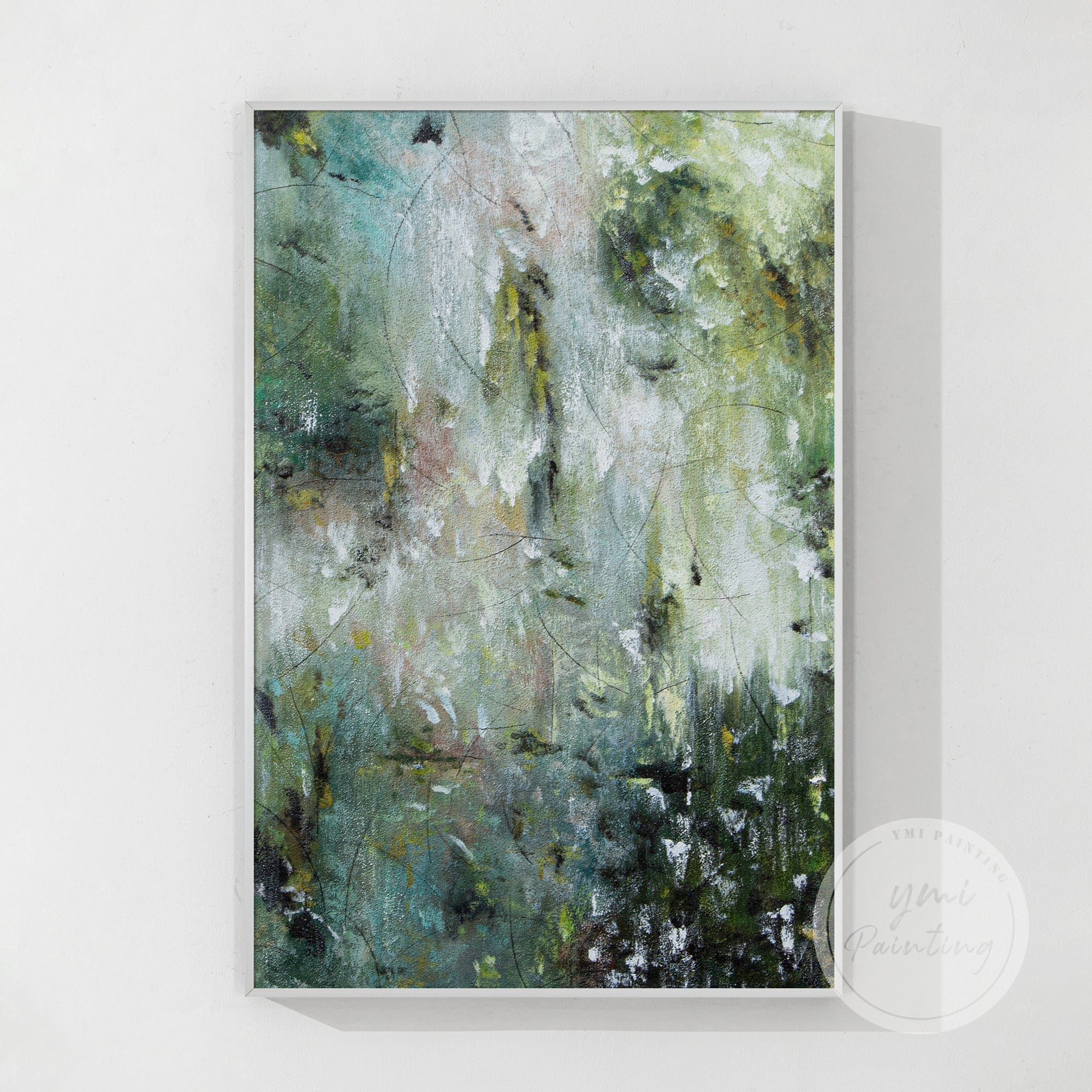 Arte abstrata verde #CA0751