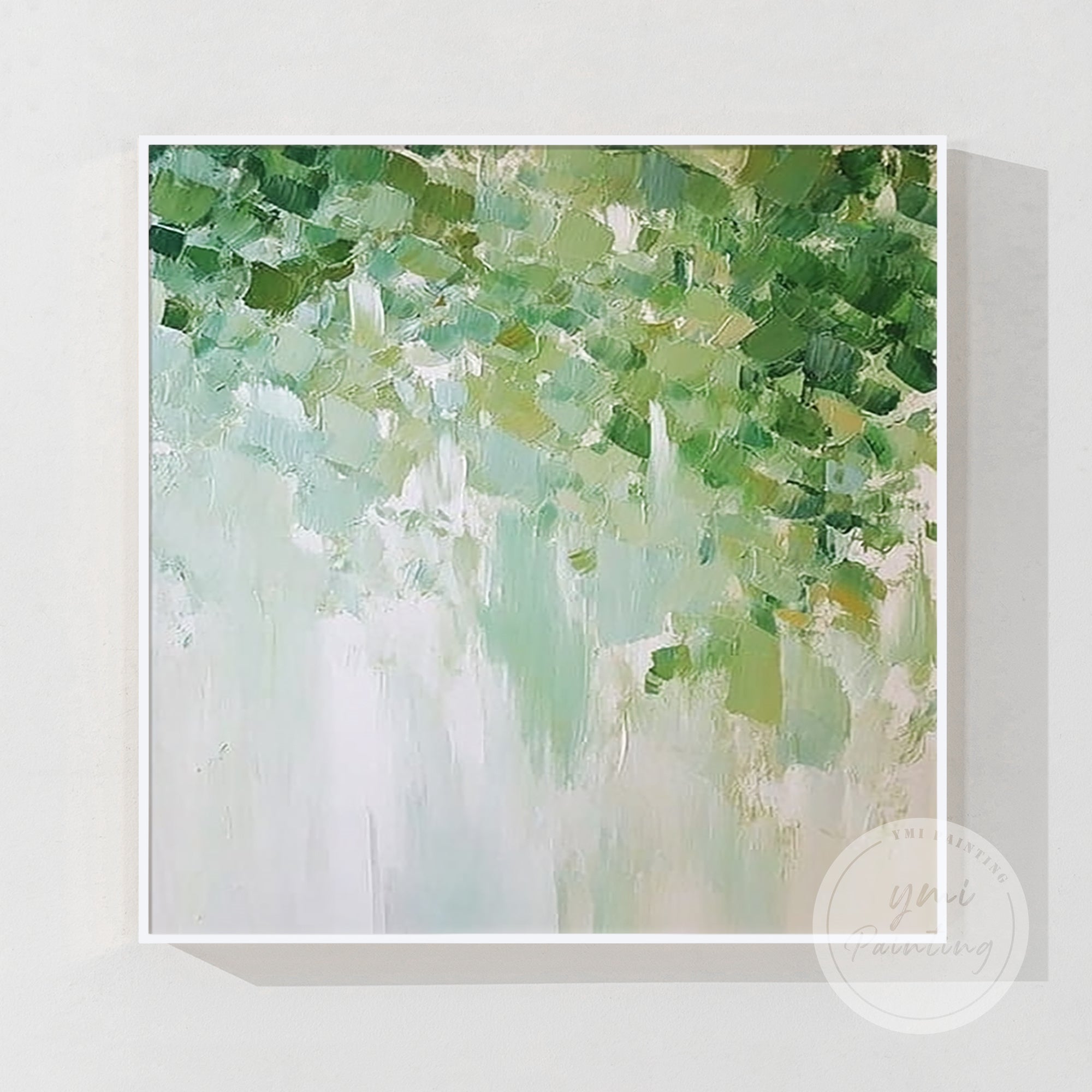 Arte abstrata verde #CA0752