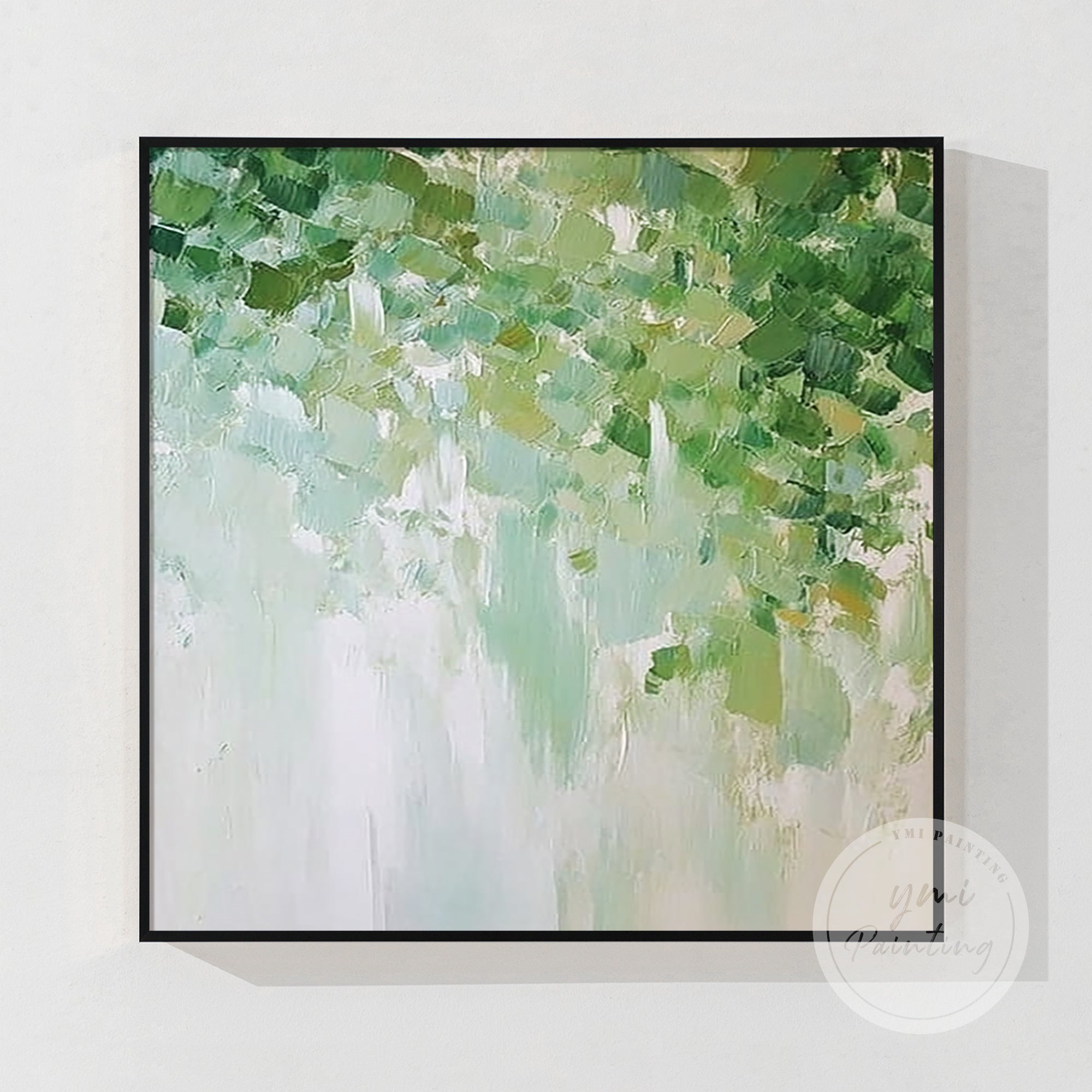 Arte abstrata verde #CA0752