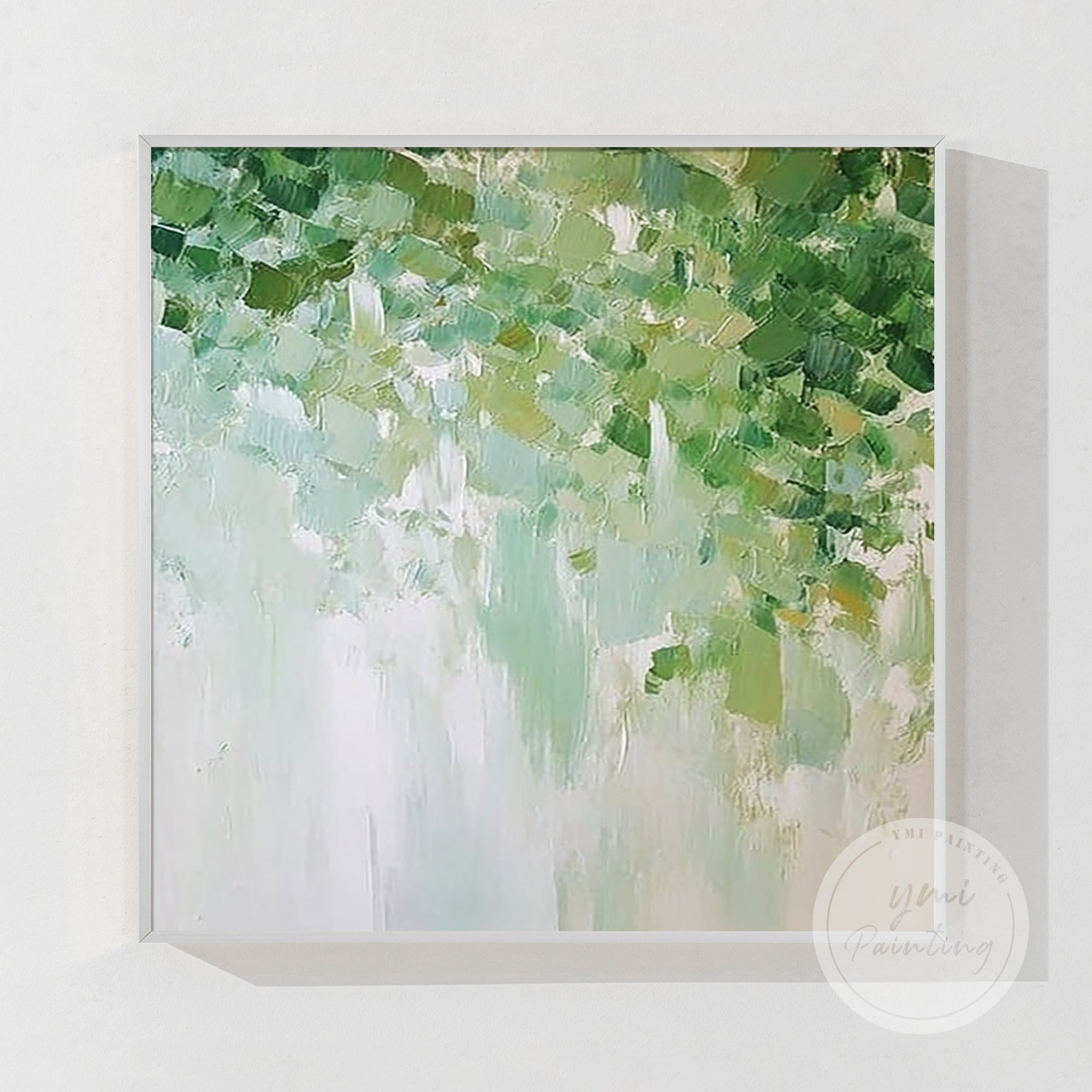 Arte abstrata verde #CA0752