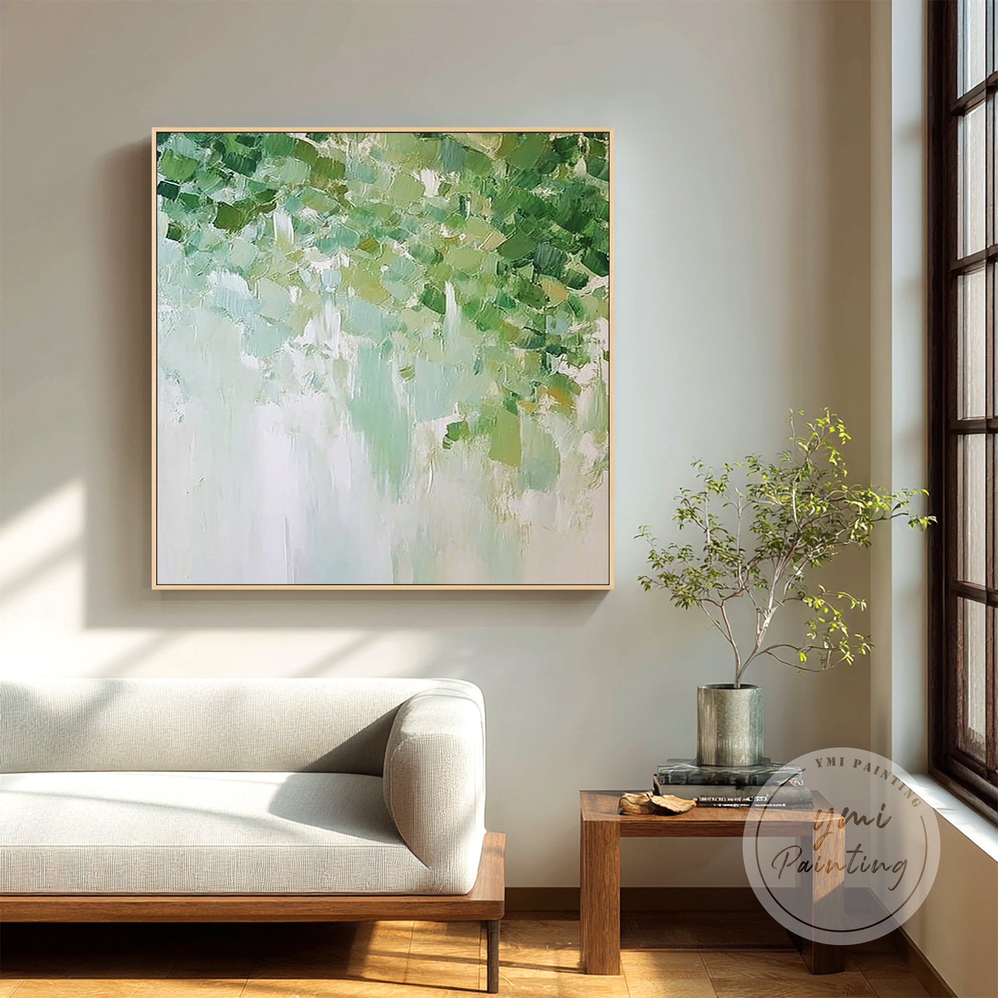 Arte abstrata verde #CA0752