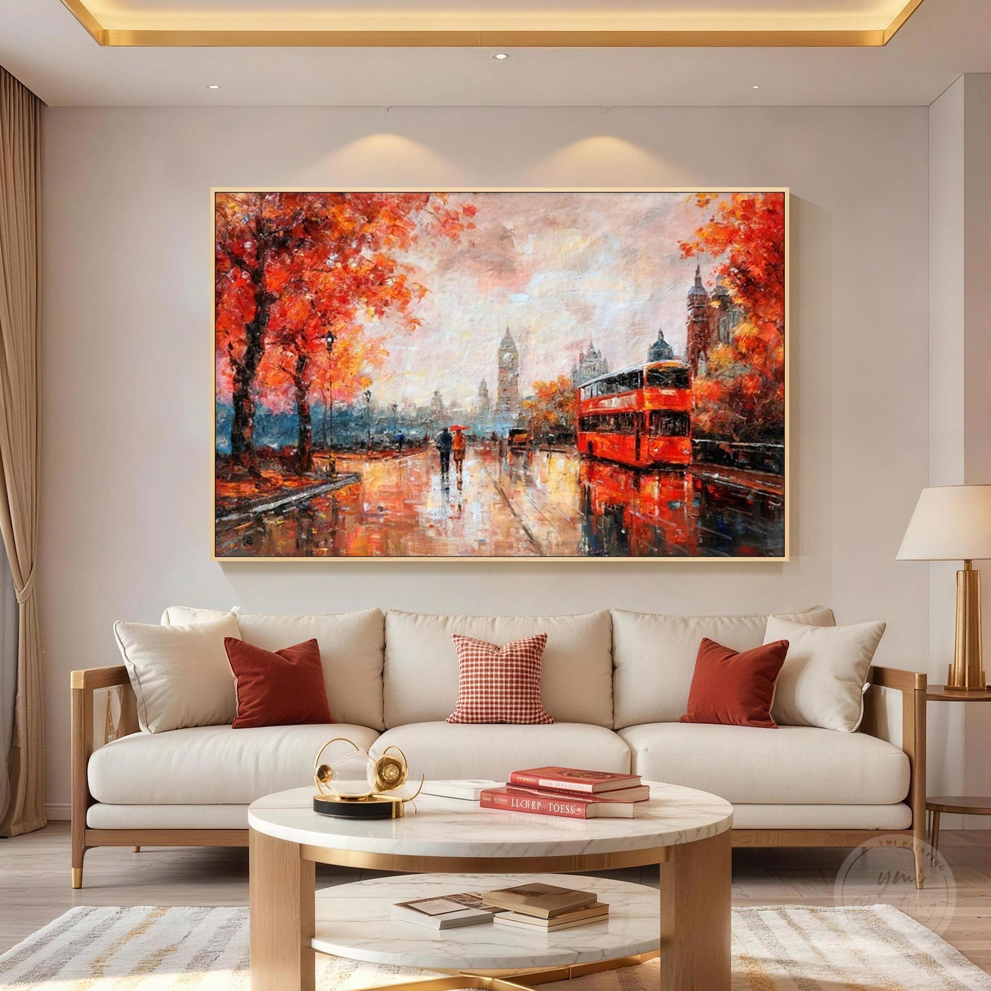 London street wall art featuring painterly texture and atmosphere