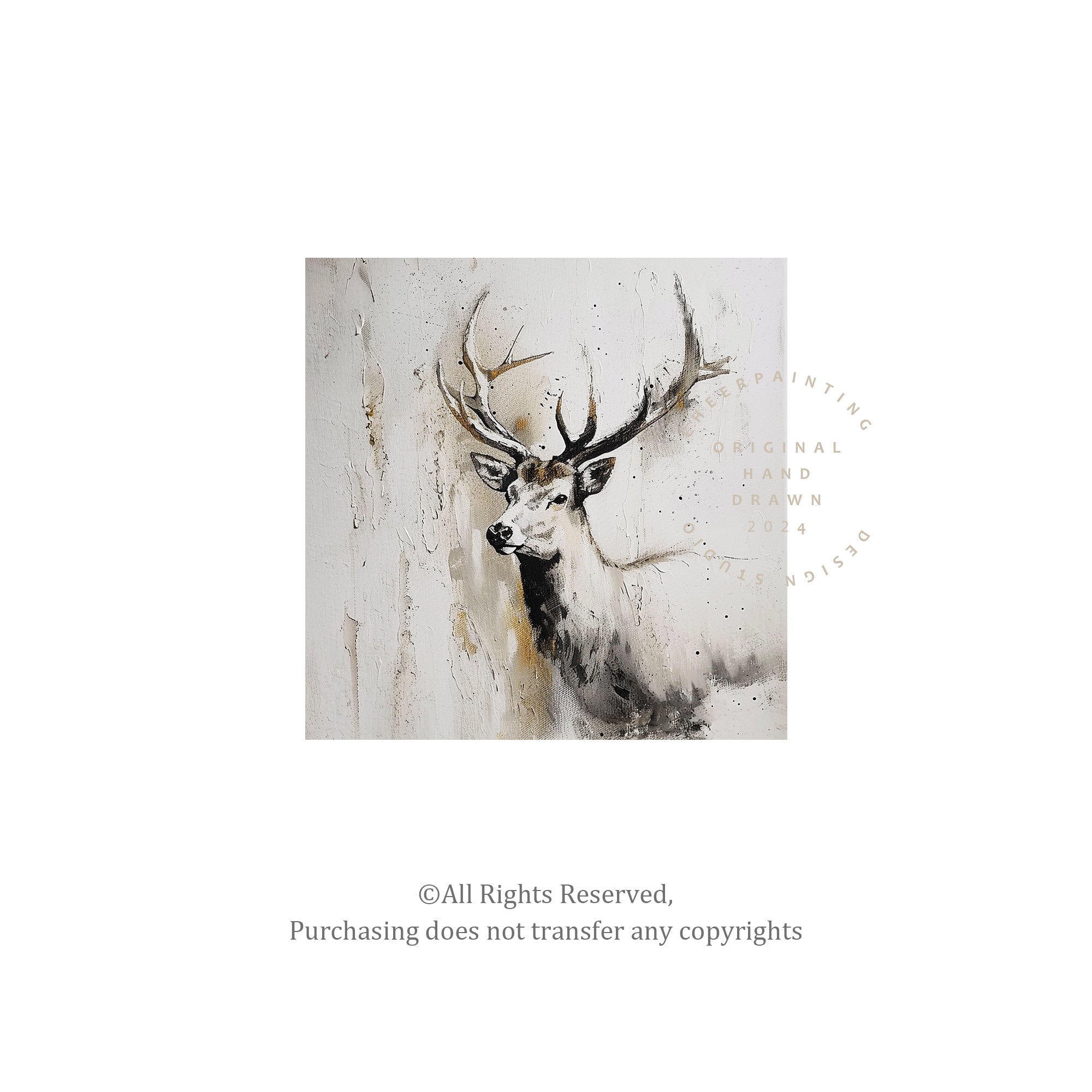 Deer Art #CAN025