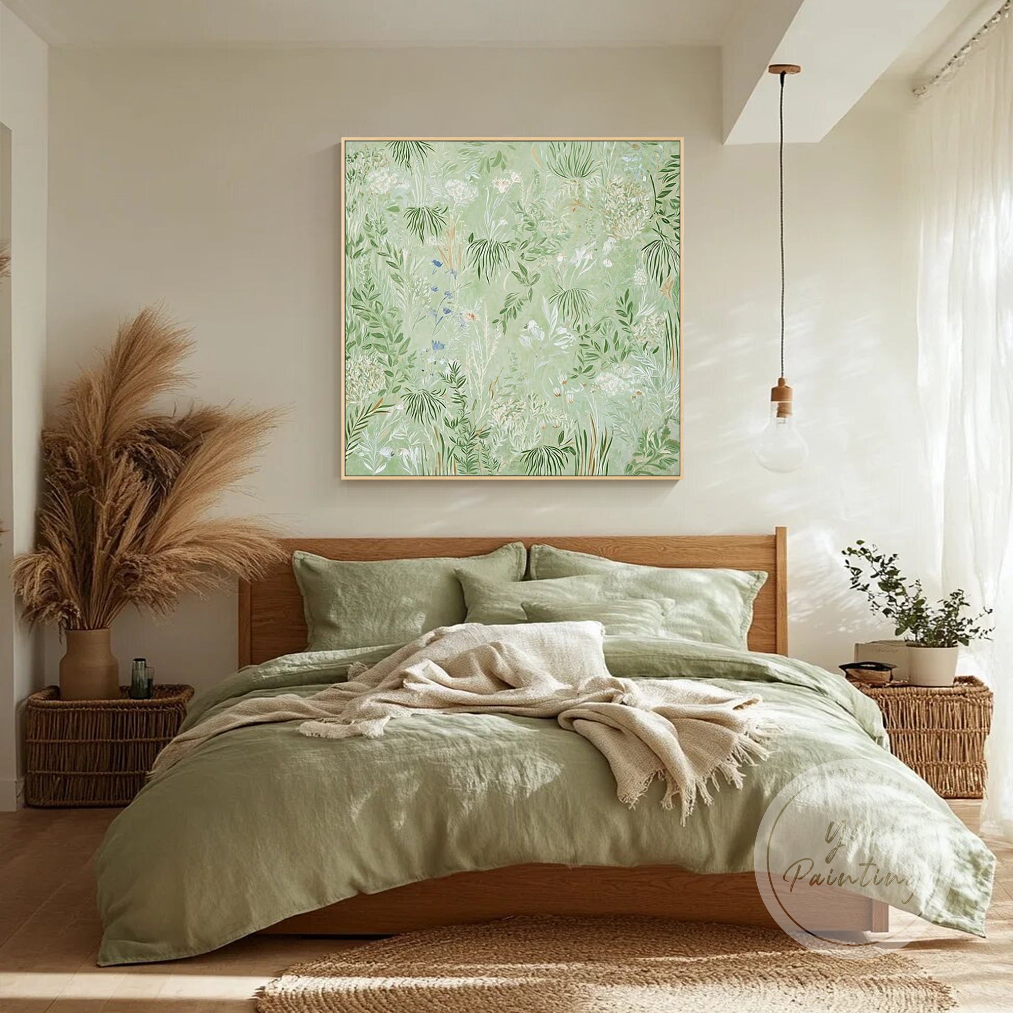 Arte de parede de folha #CA0753