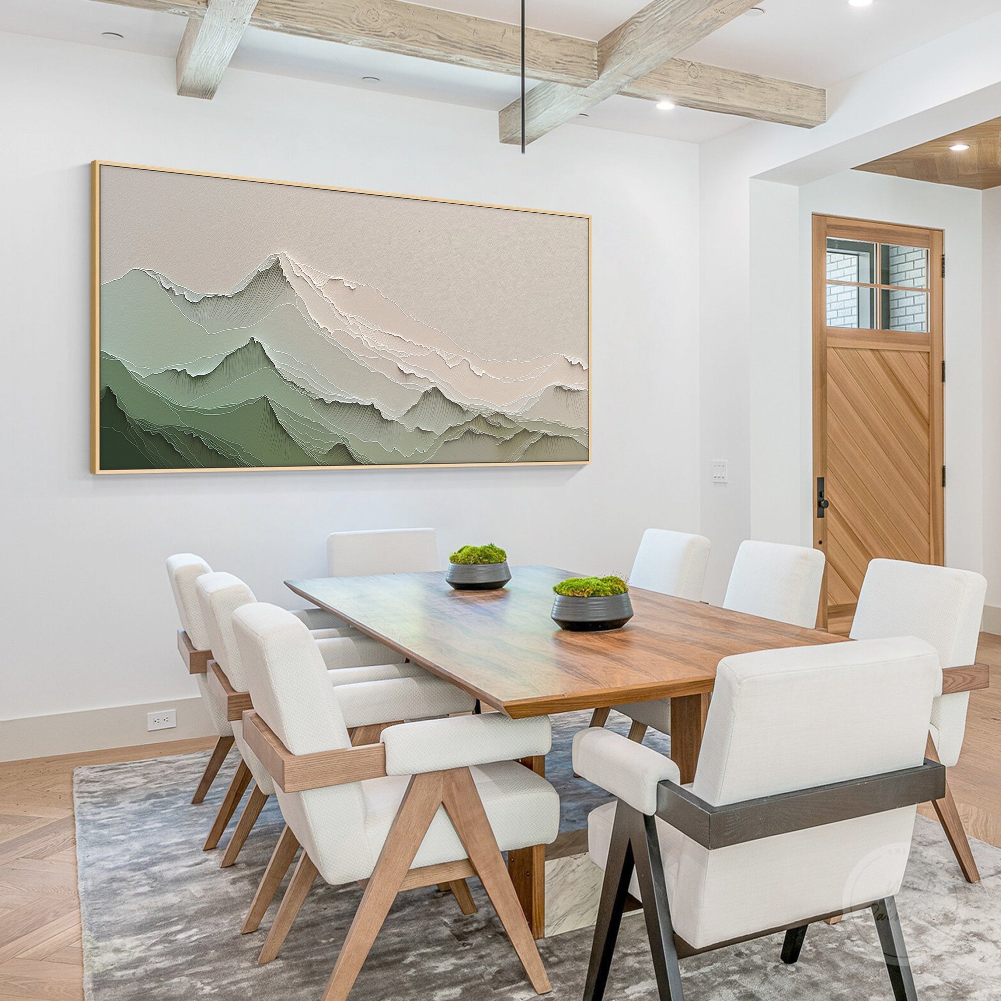 modern mountain decor art