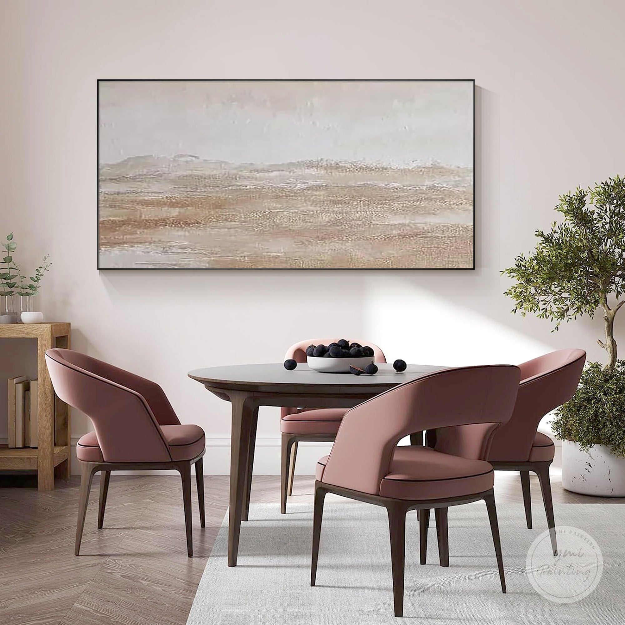 modern color block painting design