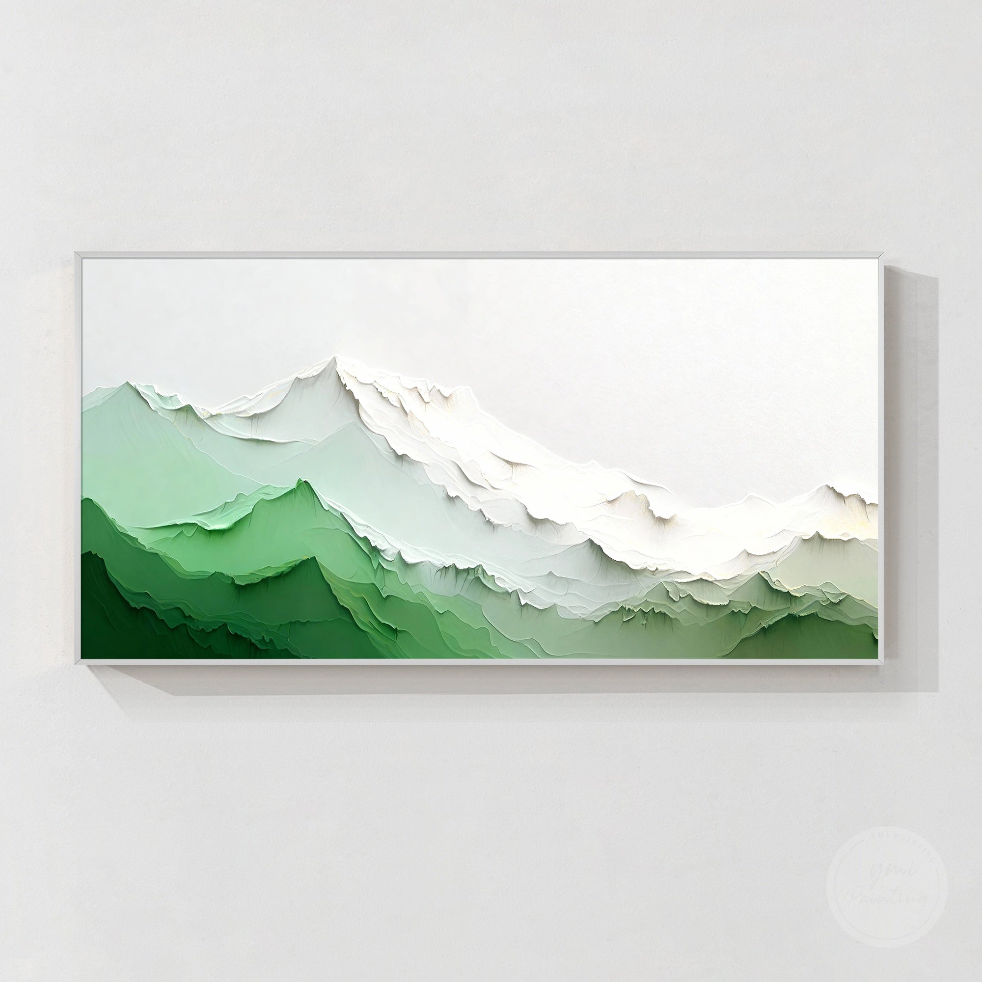 modern mountain wall decor artwork