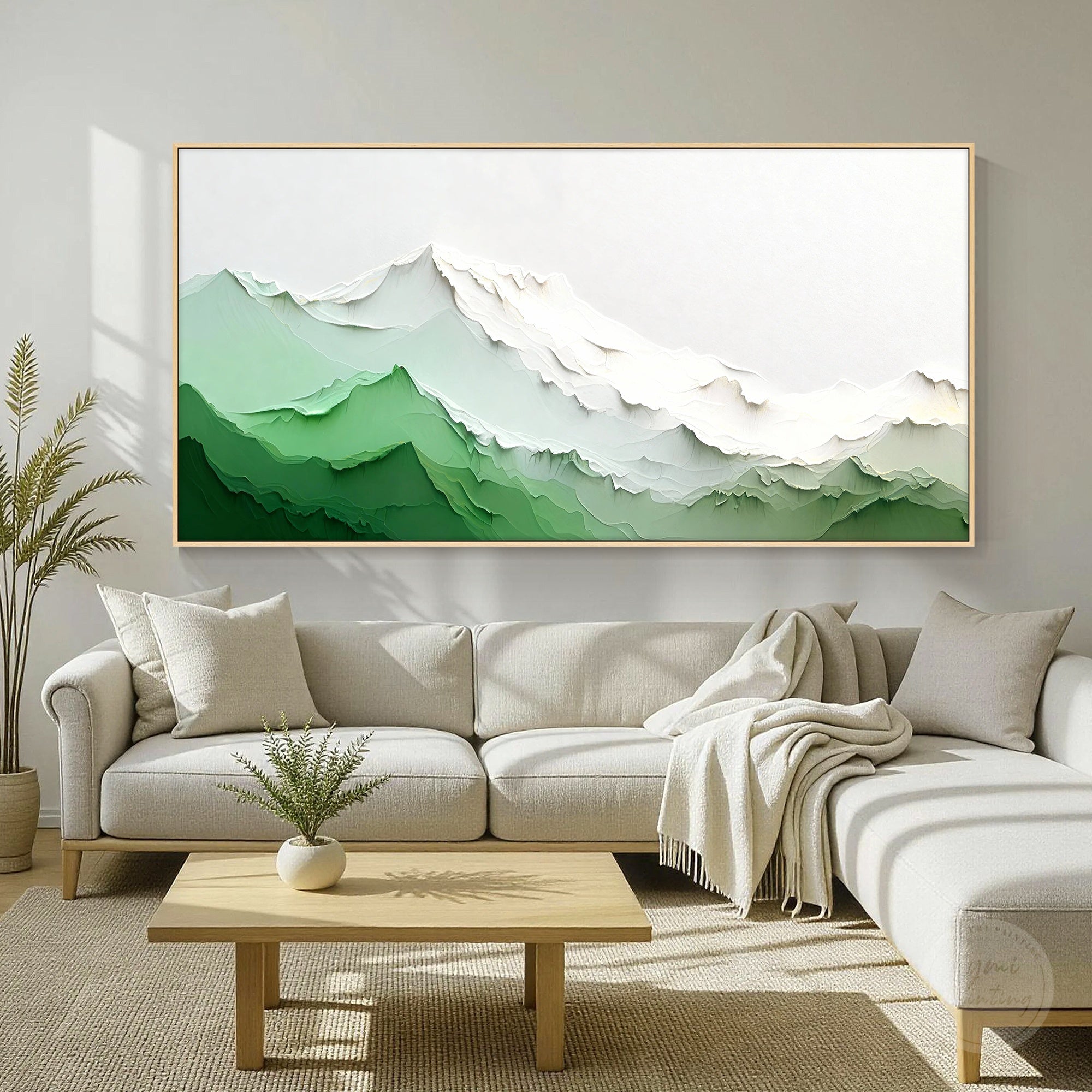 contemporary mountain artwork