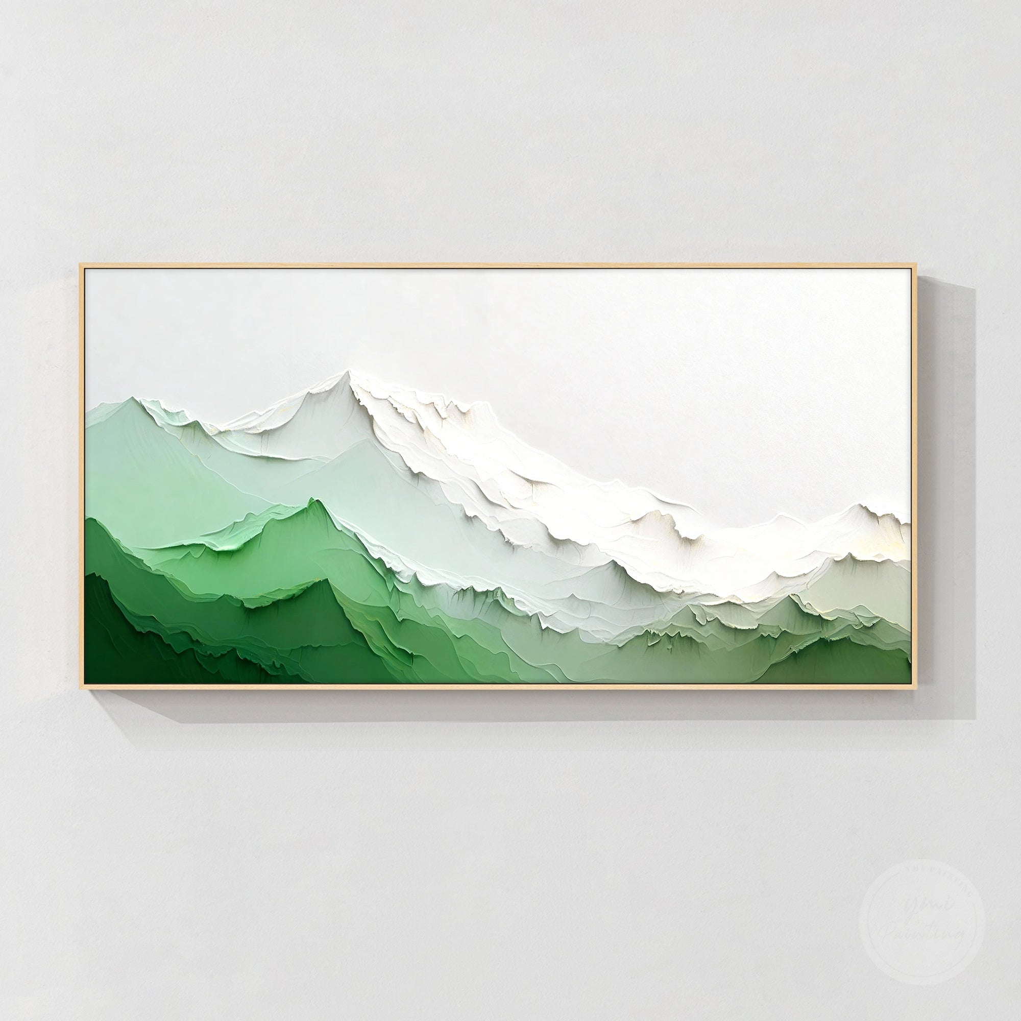 elegant mountain canvas art