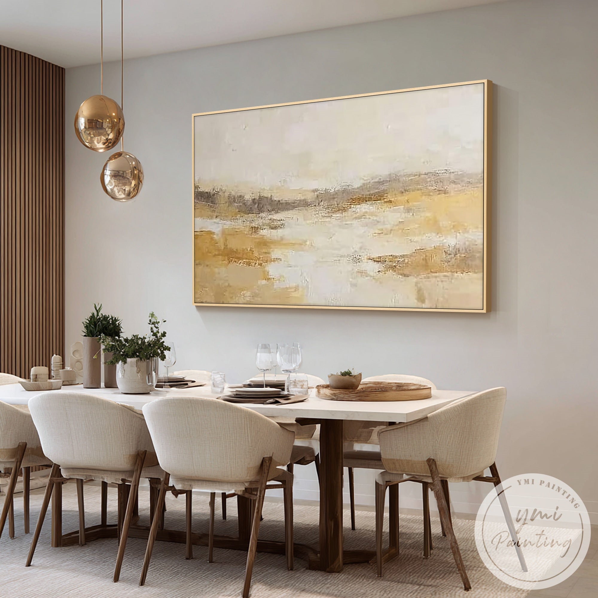 earth tone modern abstract painting