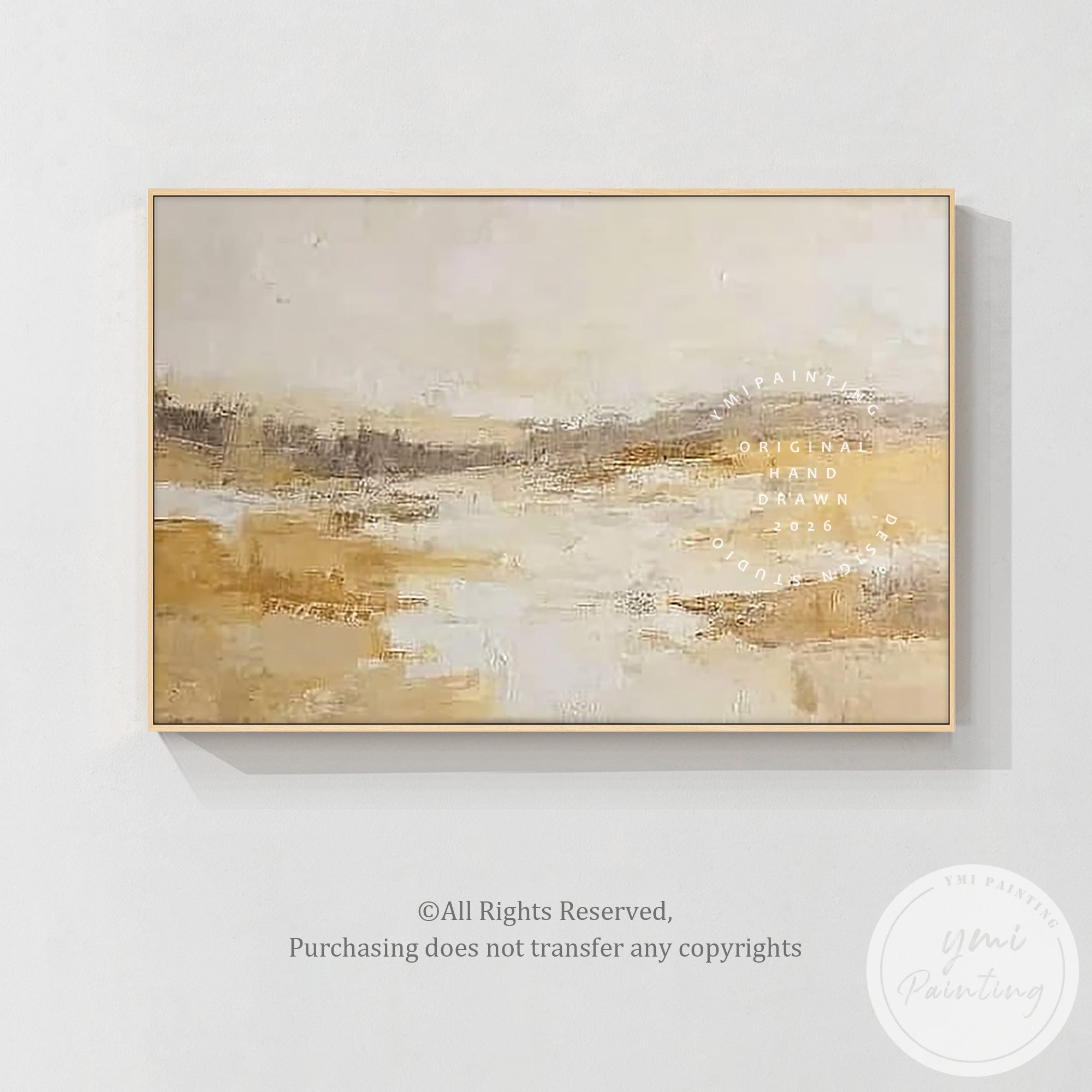 subtle tonal landscape abstract art
