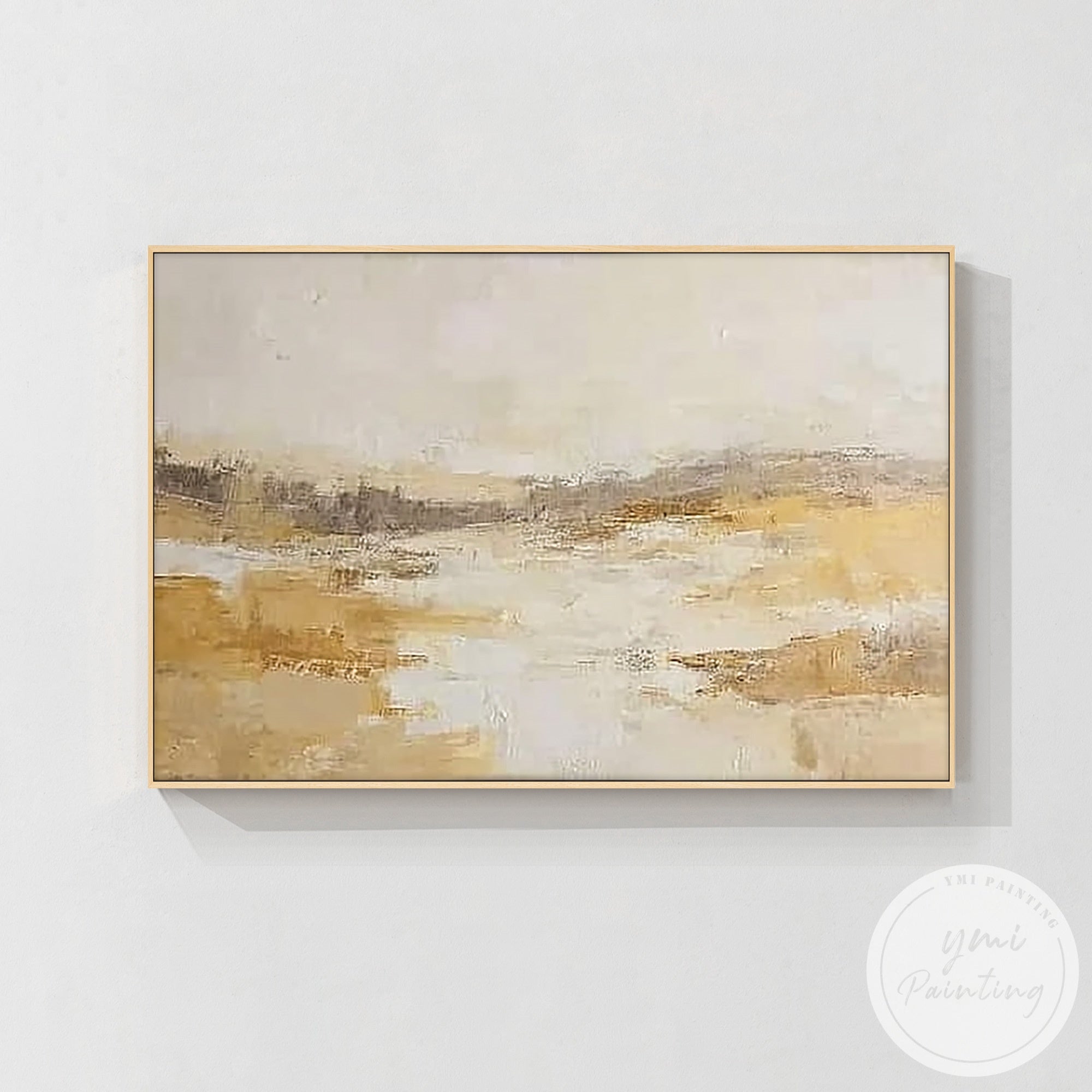 contemporary soft abstract landscape decor