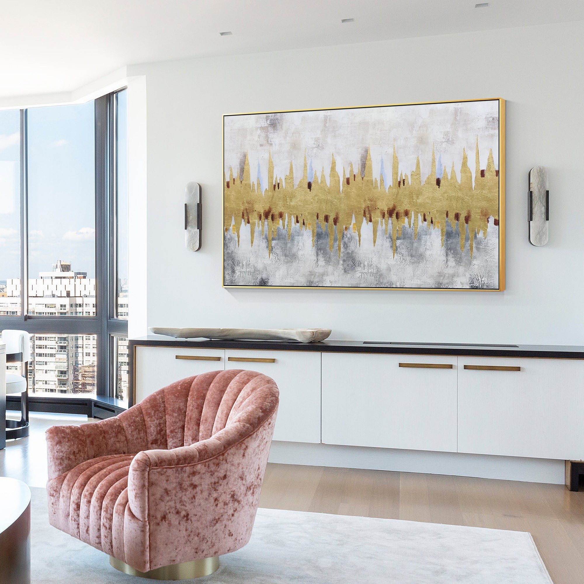 Gold Leaf Art #YMA0110