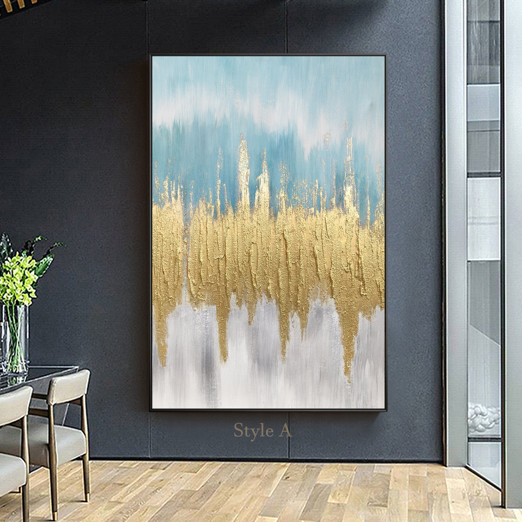 Gold Leaf Art #YMA0136
