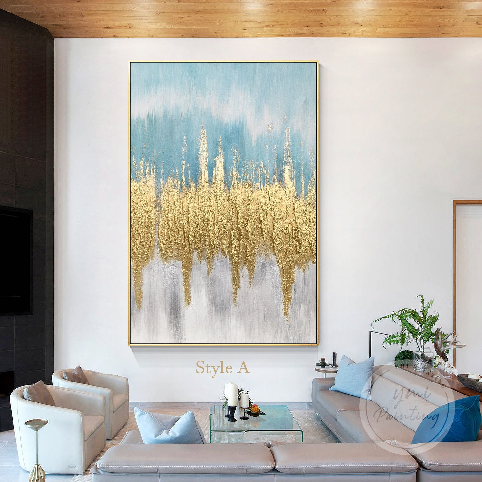 arte de paisaje beige